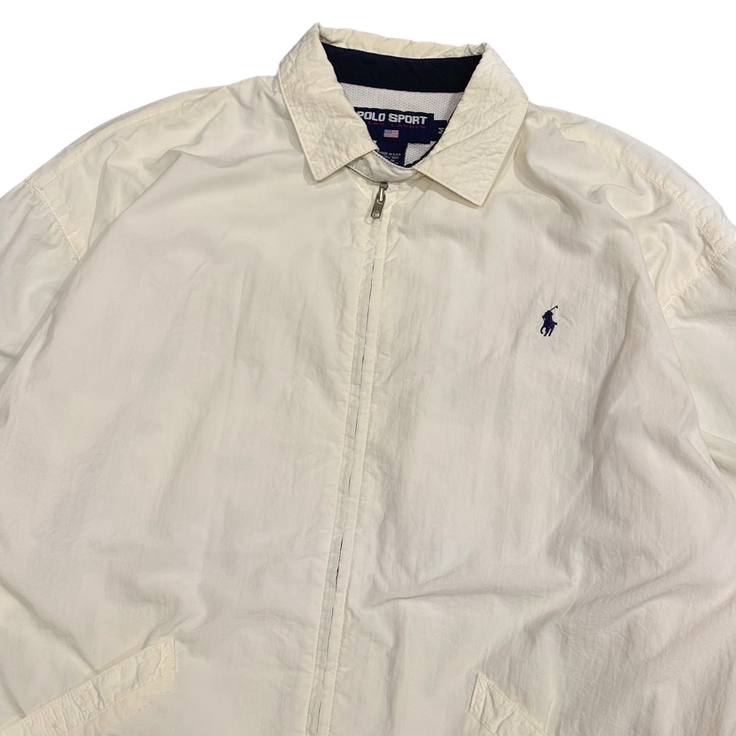 90's USA製 POLO SPORT Ralph Lauren Nylon Swing Top M / ポロ