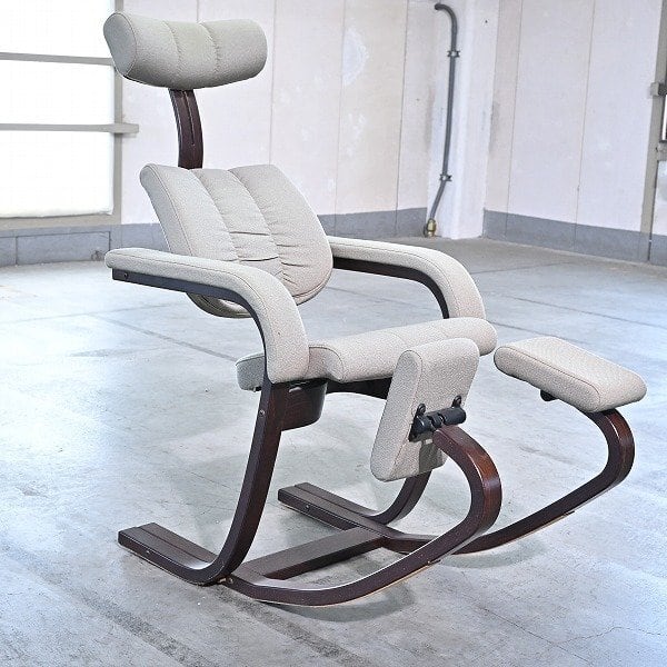 北欧ノルウェー STOKKE 17万「デュオ」バランスチェア ビーチ材 成形