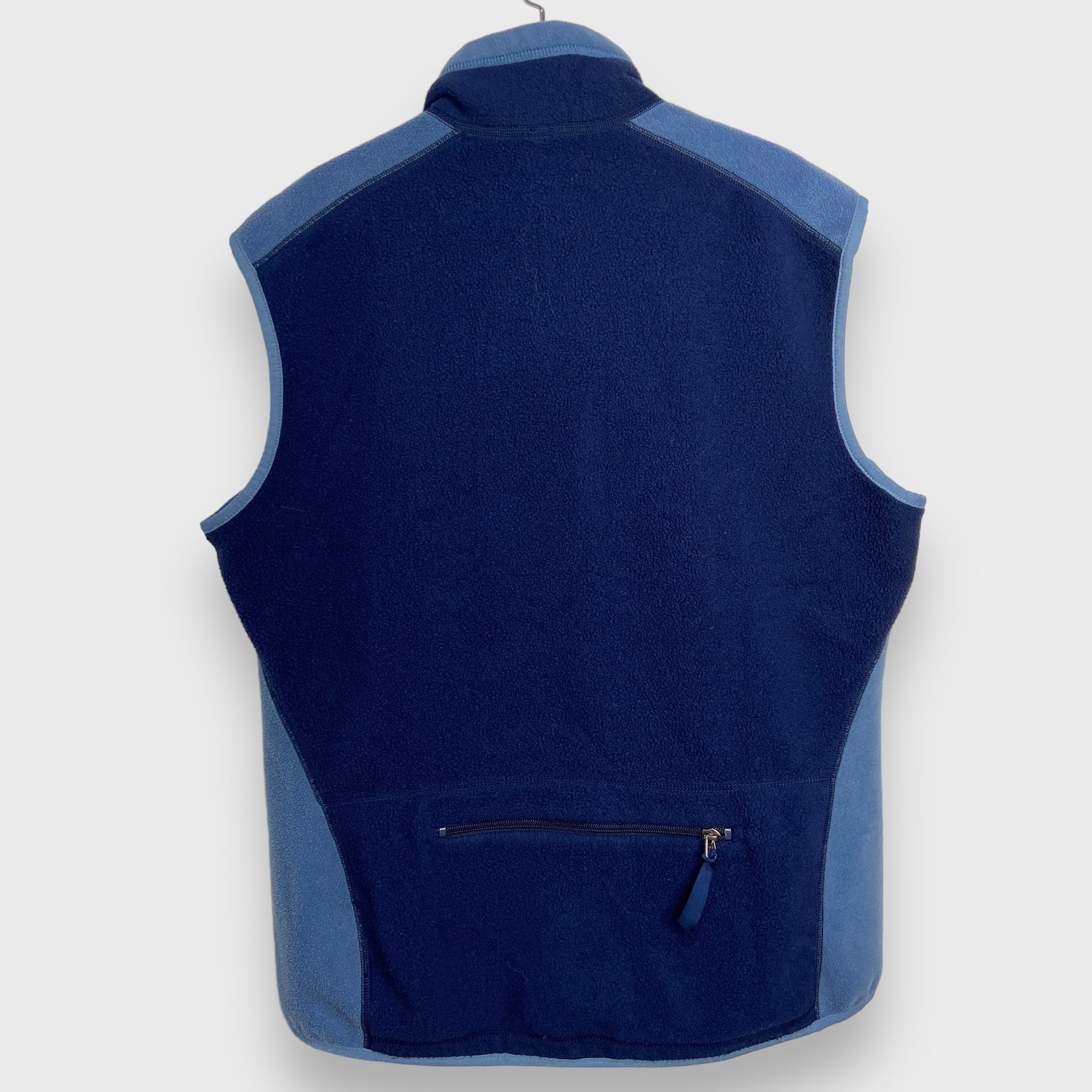 patagonia USA製 パタゴニア フライヤーフリースベスト 青系 L | 古着