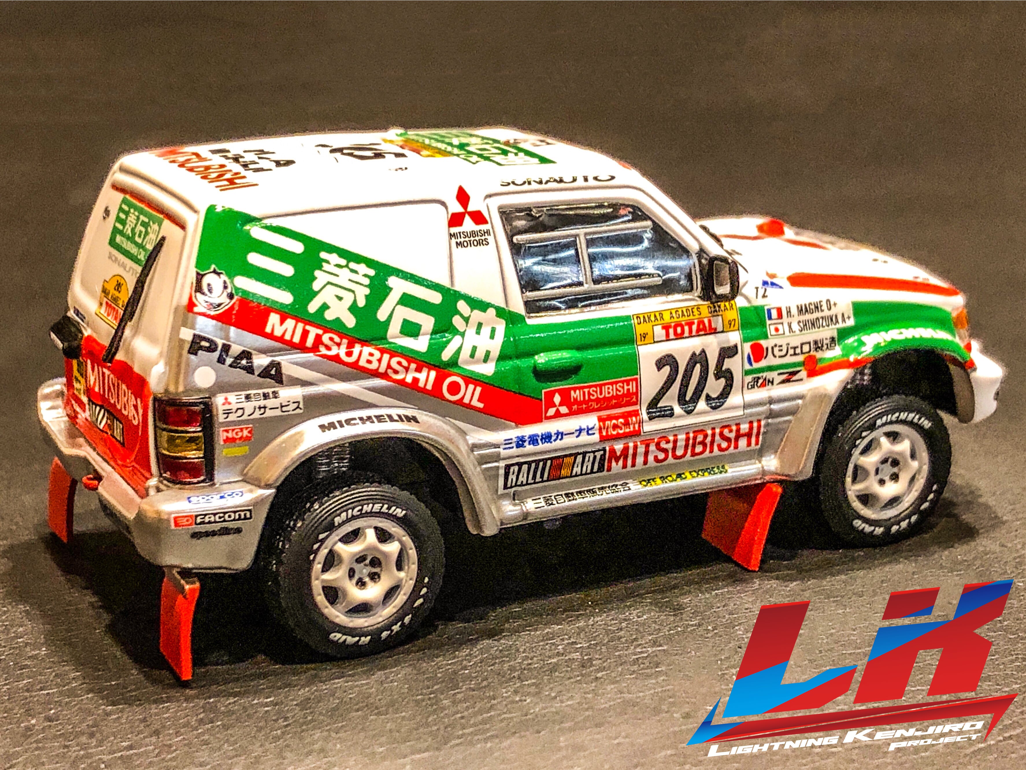 1997 Dakar Rallye overall victory PAJERO T2 1/43scale LKP special