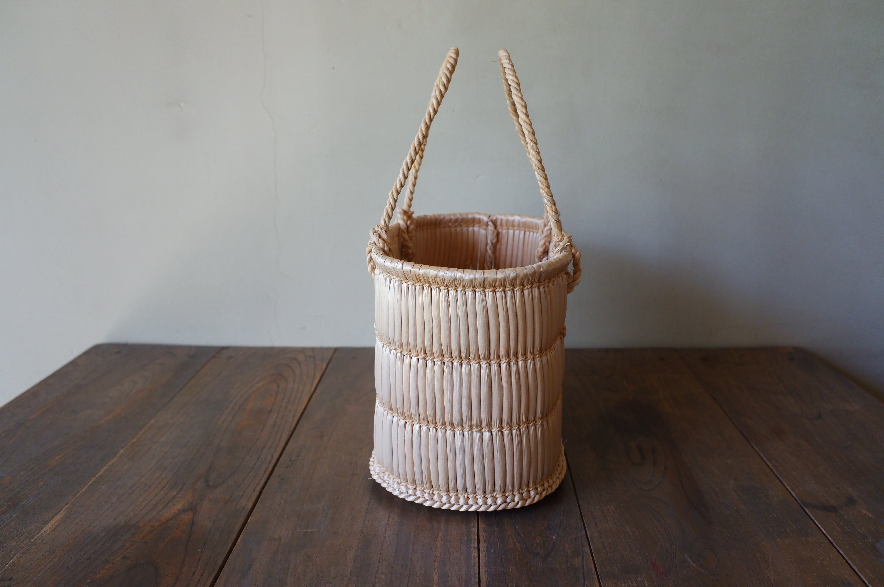 蒜山がま細工 手提げ ミニ | 木琴堂