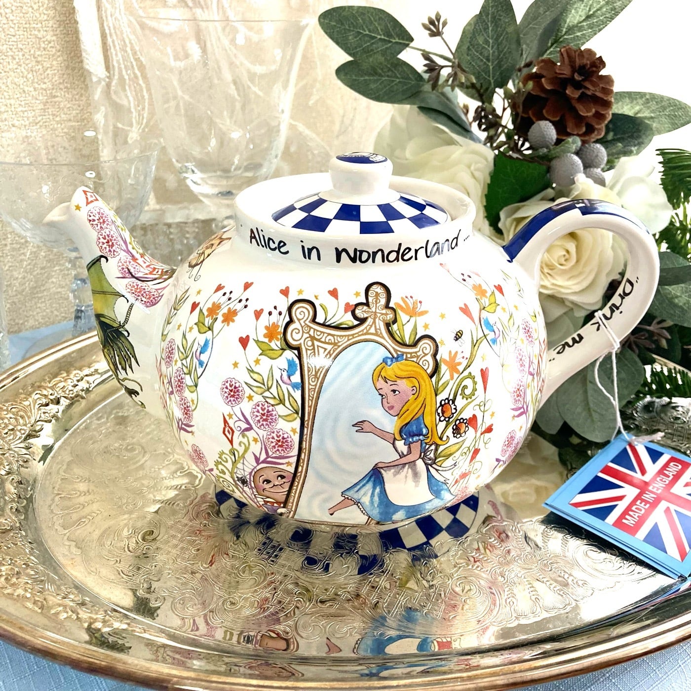 不思議の国のアリス ポール・カーデューデザイン ティーポット | Rosy Baby