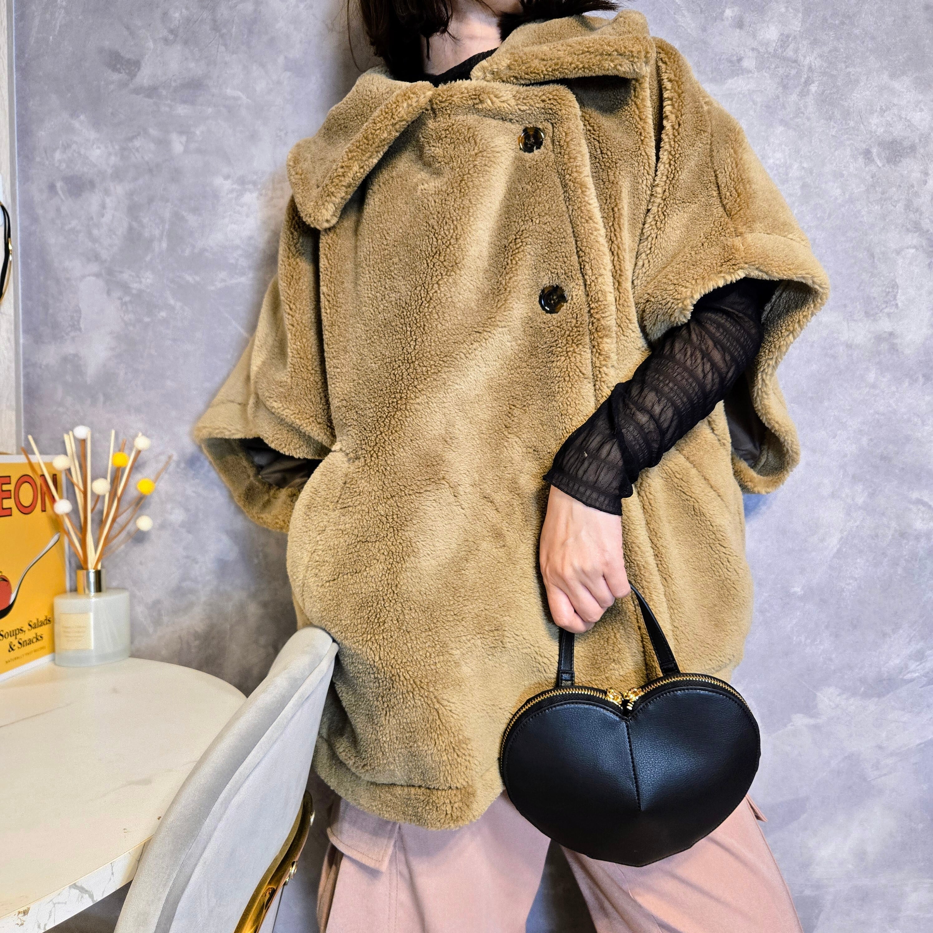 テディボアケープコート☆モカ | Charm by freely