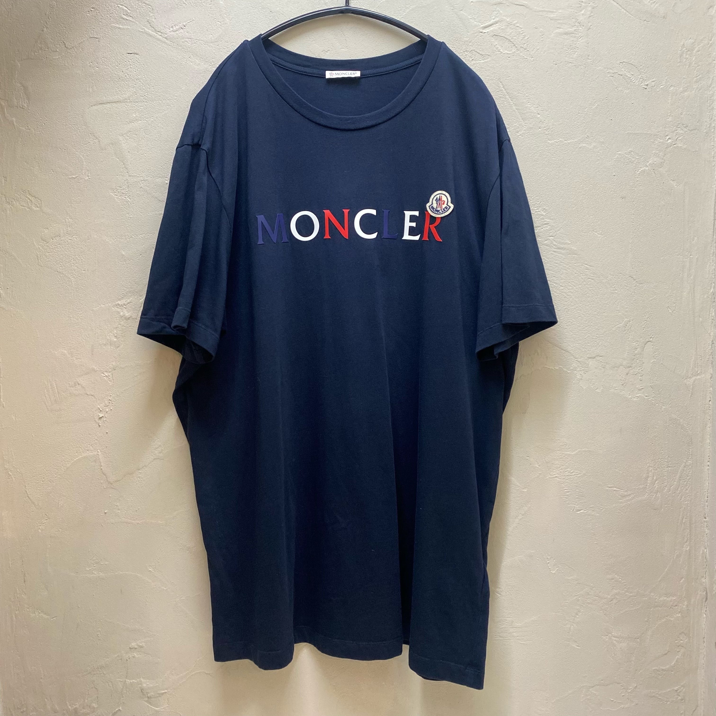 MONCLER モンクレール ロゴTシャツ XXL ネイビー 【代官山05