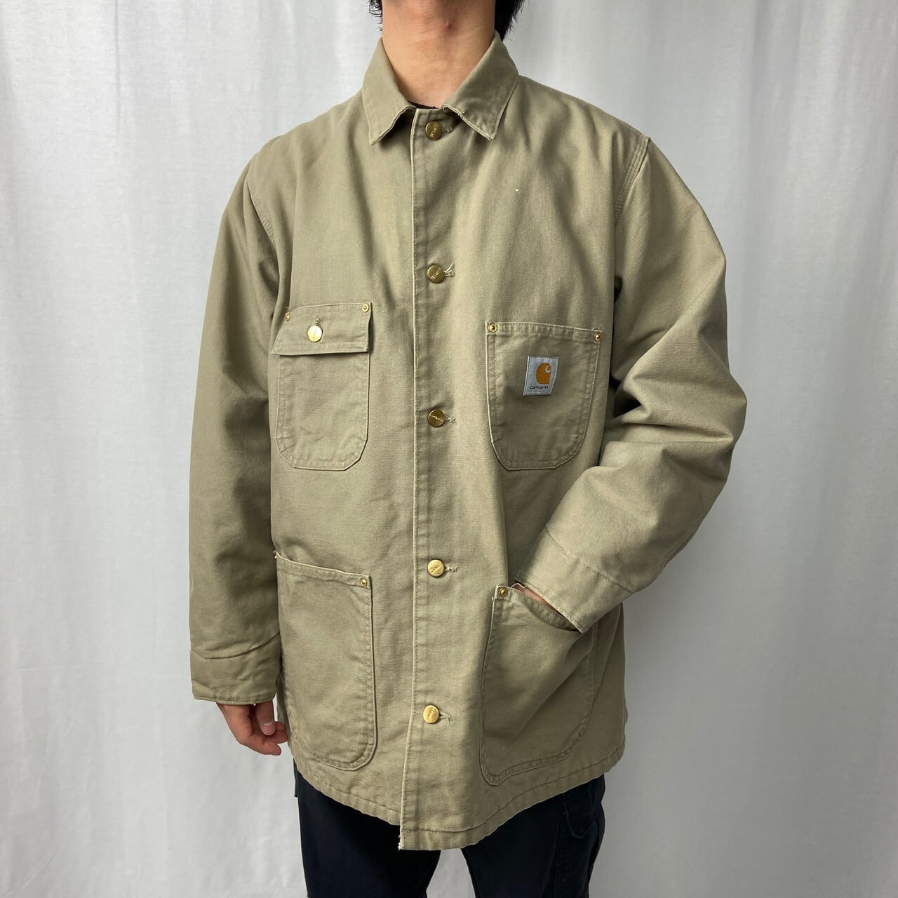 80年代 USA製 Carhartt カーハート ダック地 ミシガンチョアコート