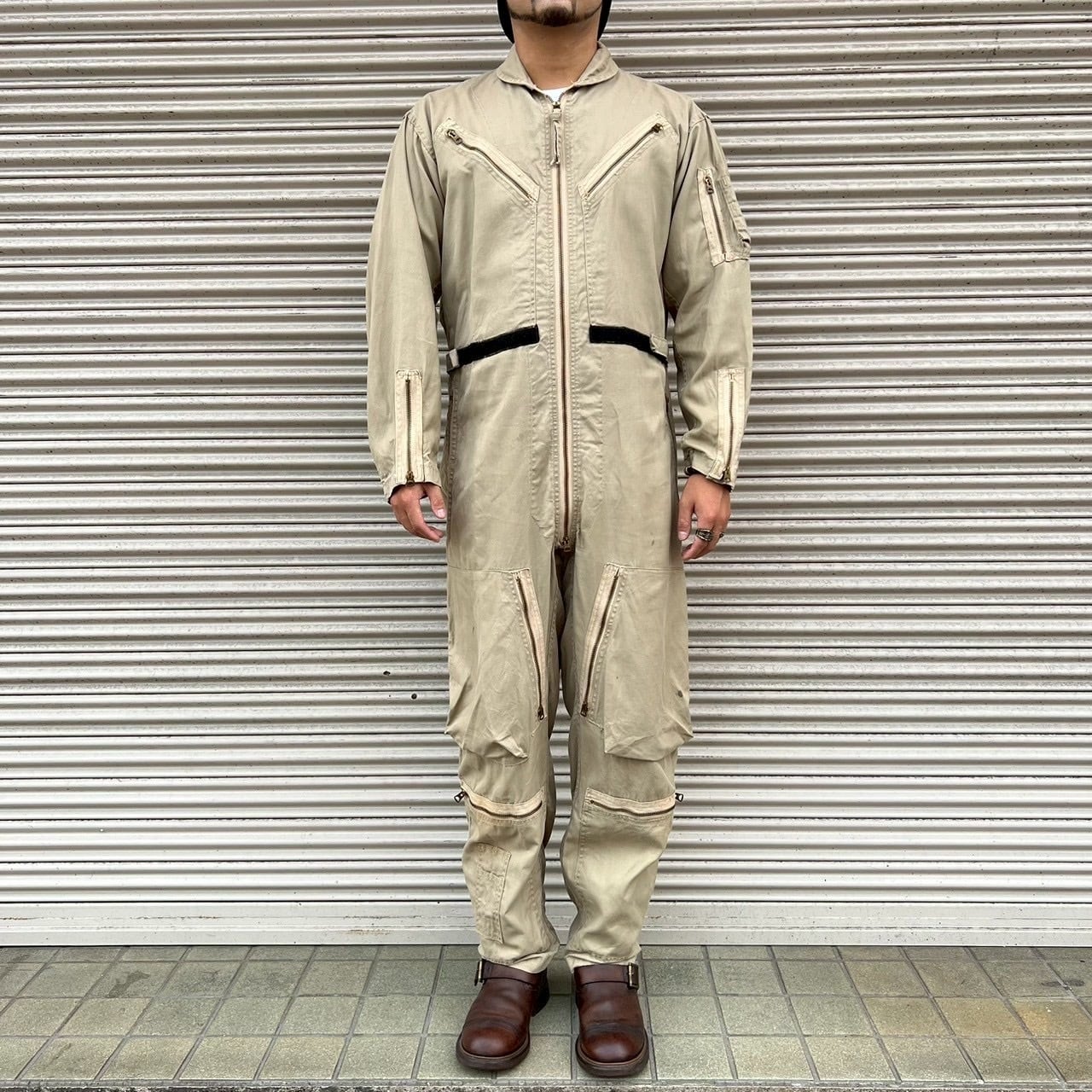 50s-60sユーロビンテージ、ドイツ軍、戦車部隊のツナギ、ジャンプ