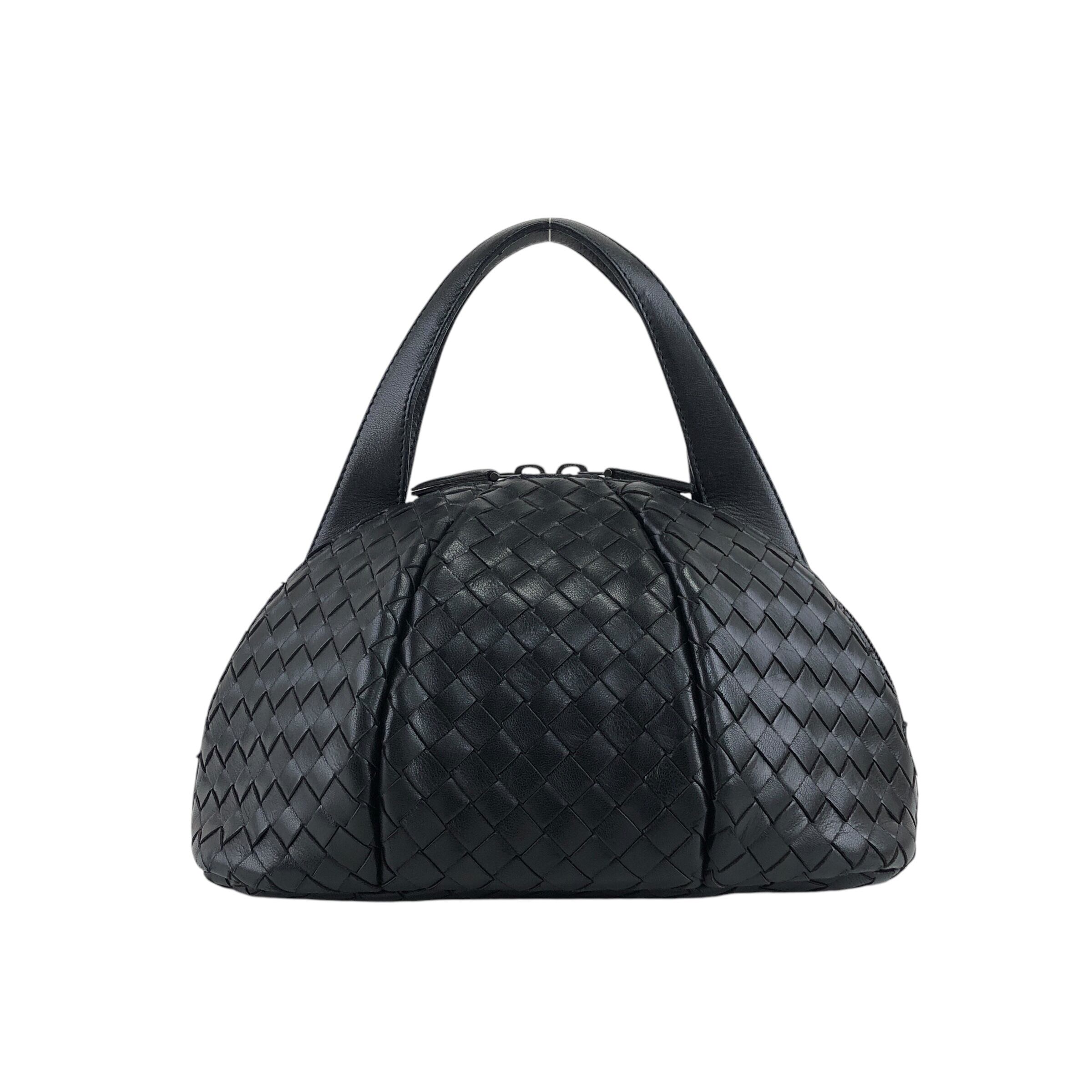 Bottega Veneta ボッテガ・ヴェネタ ハンドバッグ ブラック レザー
