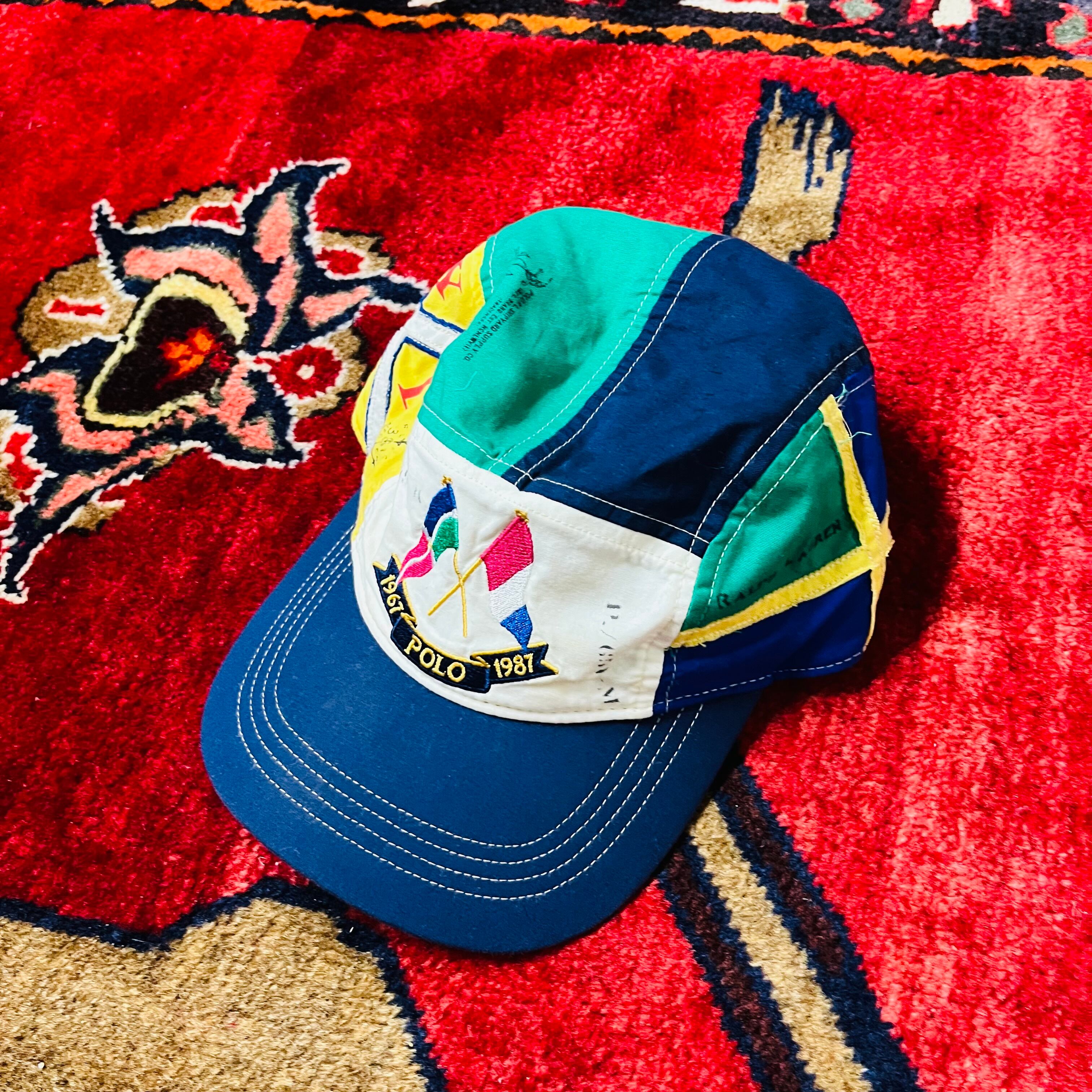 Polo Ralph Lauren cross flag cap ポロラルフローレン クロスフラッグ