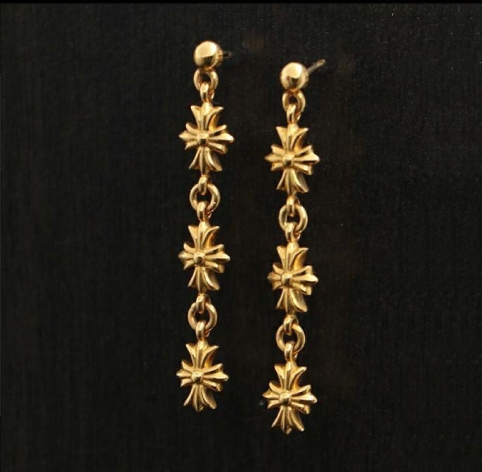 CHROME HEARTS クロムハーツ 22K 2個セット タイニーE CHプラス 3