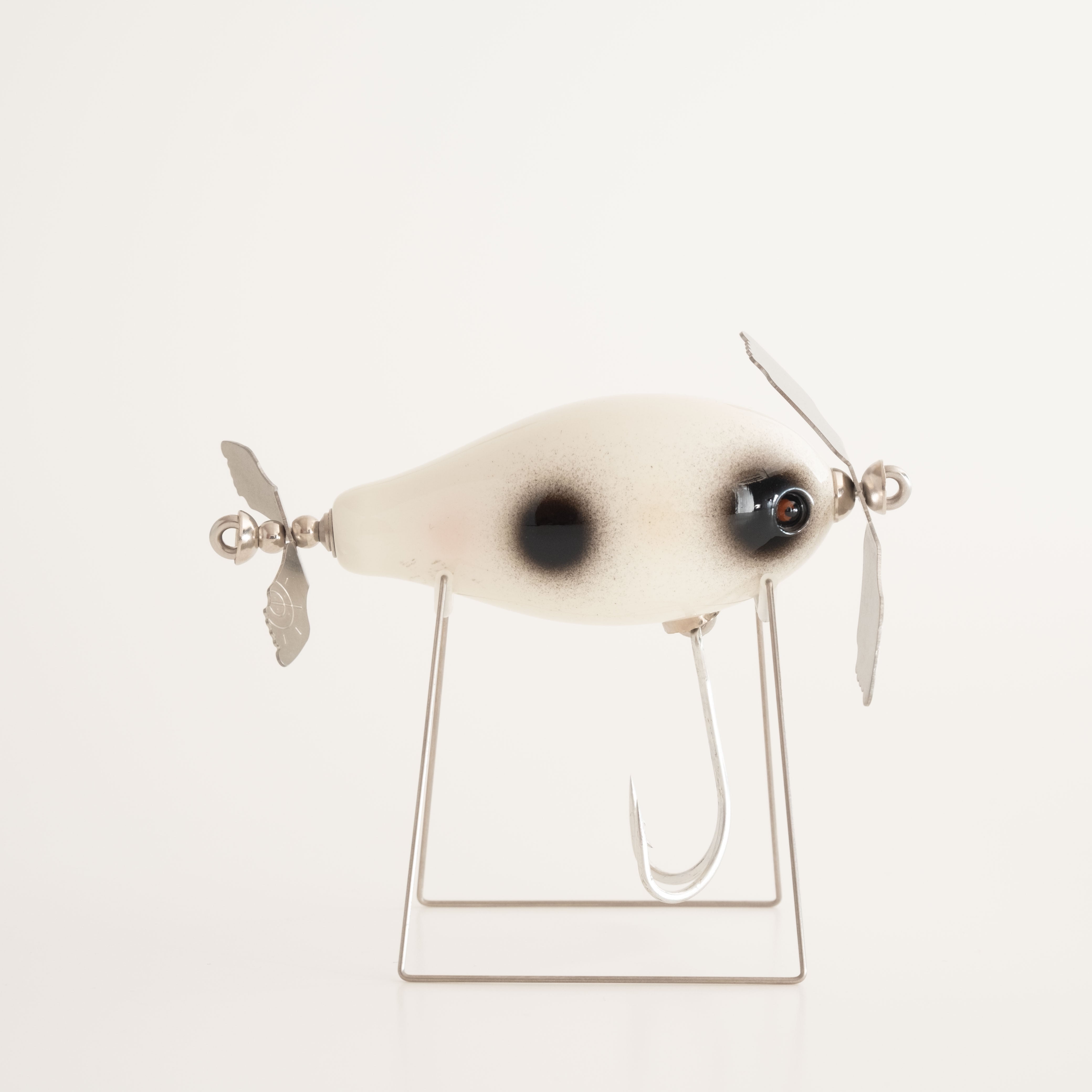 痴虫（ チムシ）小さい海馬55 WS ルアー 白ホネスポット Soak up the