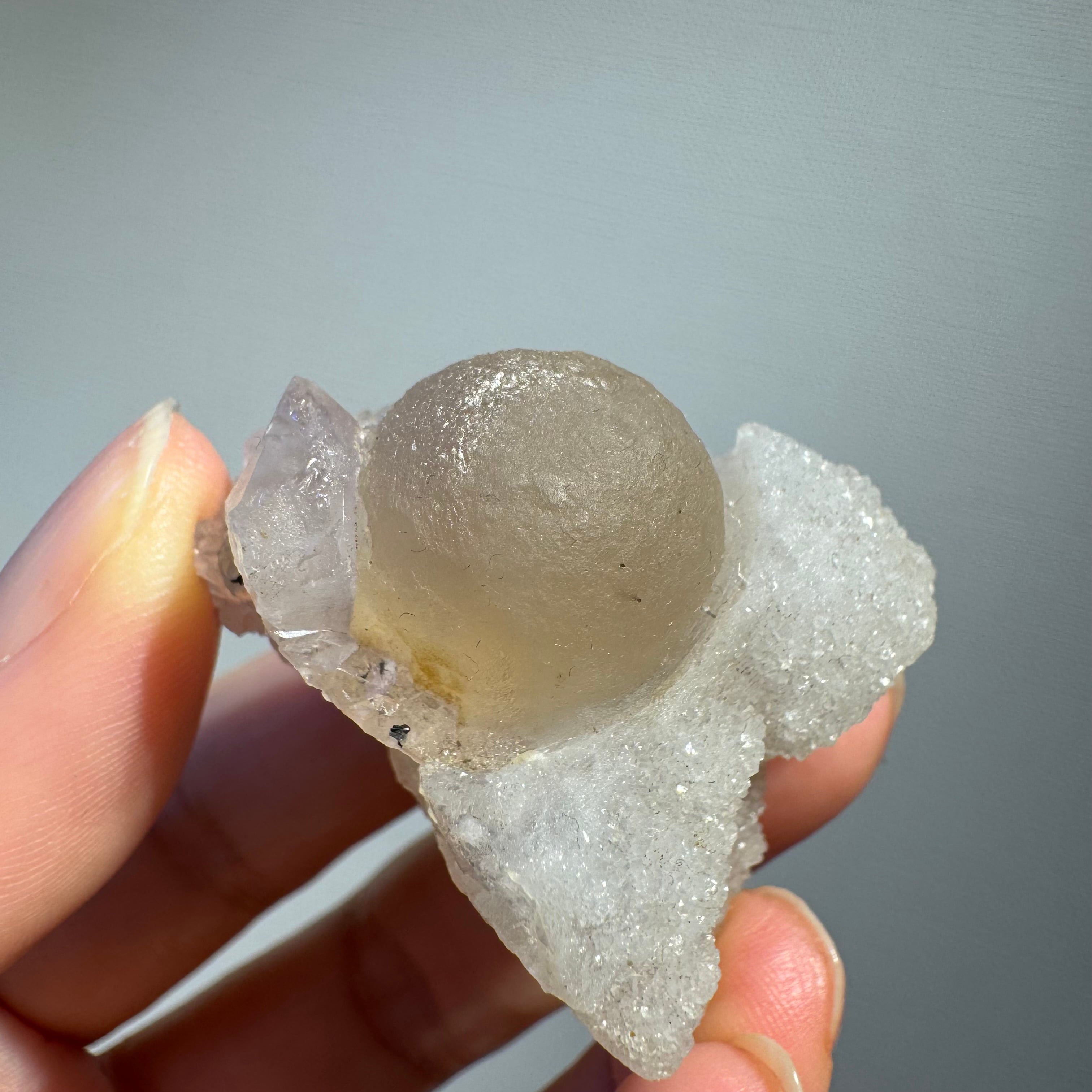 ポンデリングフローライト母岩付き＊ブドウ状蛍石原石＊251003＊天然石