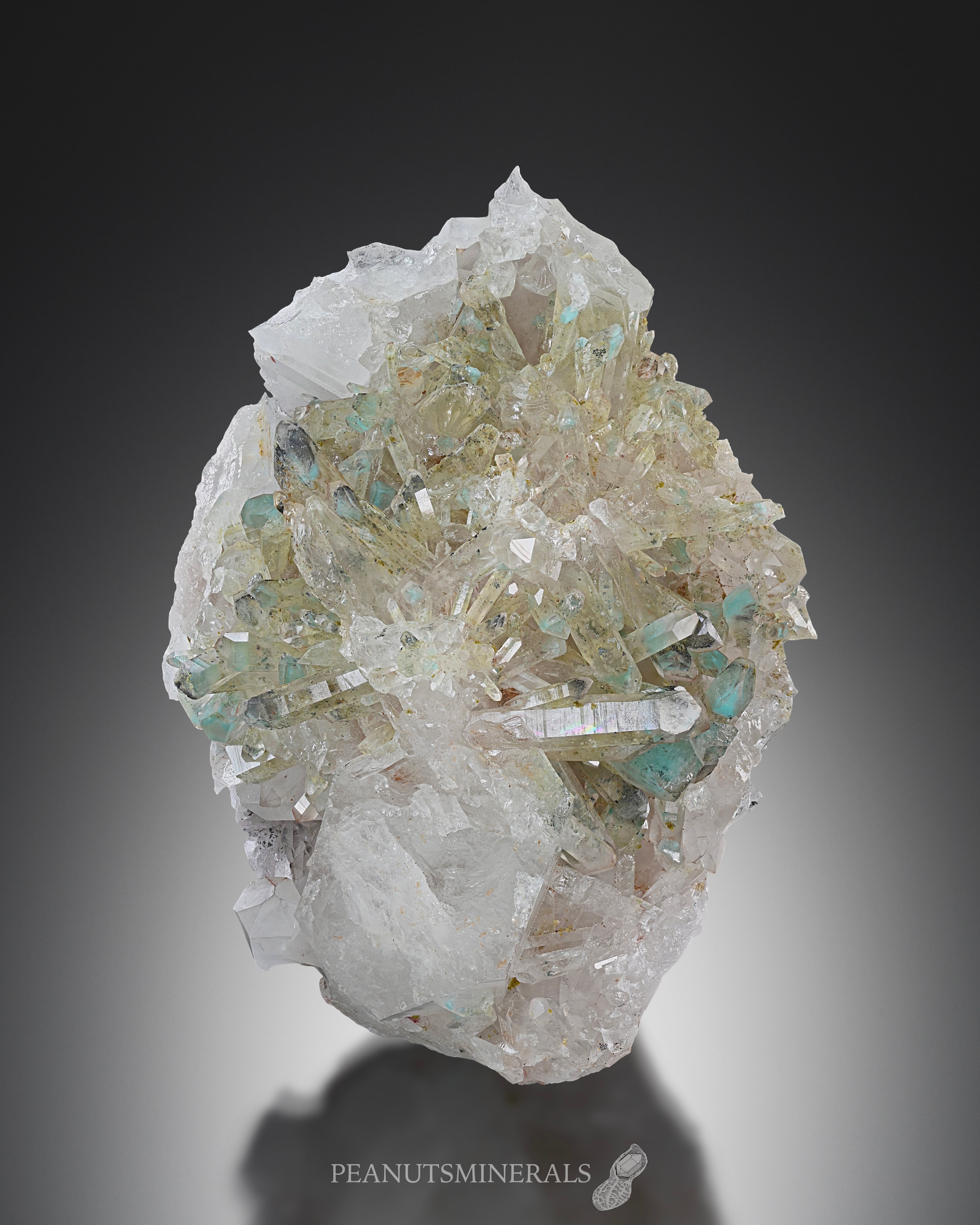 アホイト / クォーツ【Ajoite in Quartz】南アフリカ産 | PEANUTS MINERALS