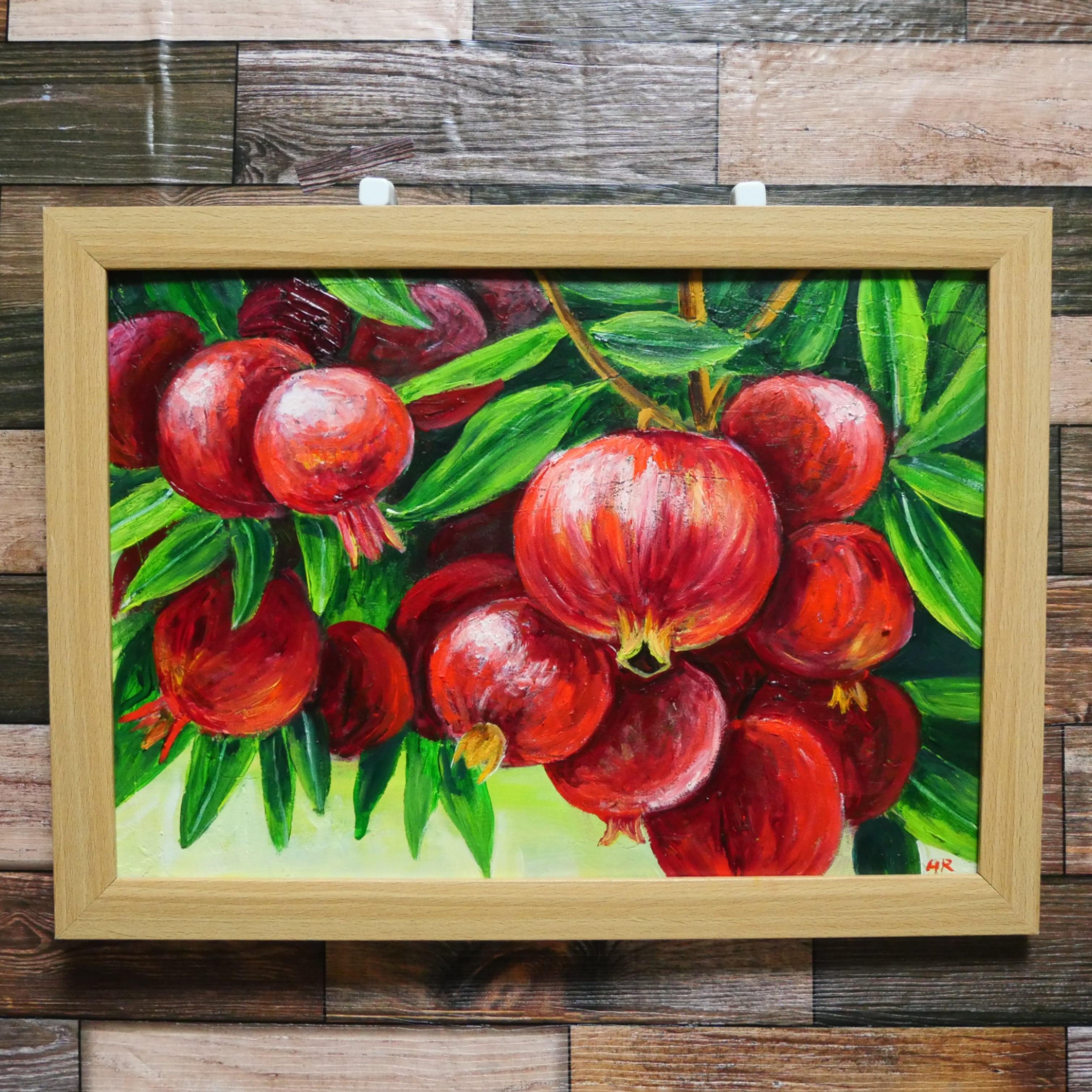 油絵 絵画 【ザクロ農園】 | HIROSHI1990