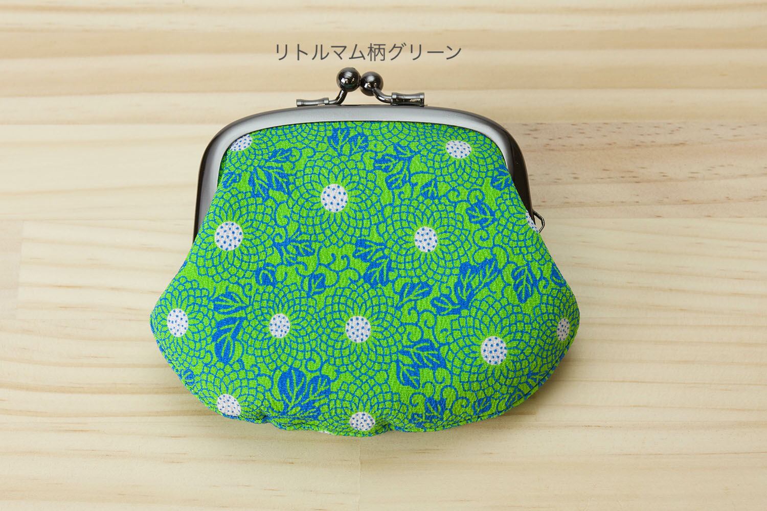 浜ちりめんのがまぐちミニポーチ | シルクライフショップ ベイス店