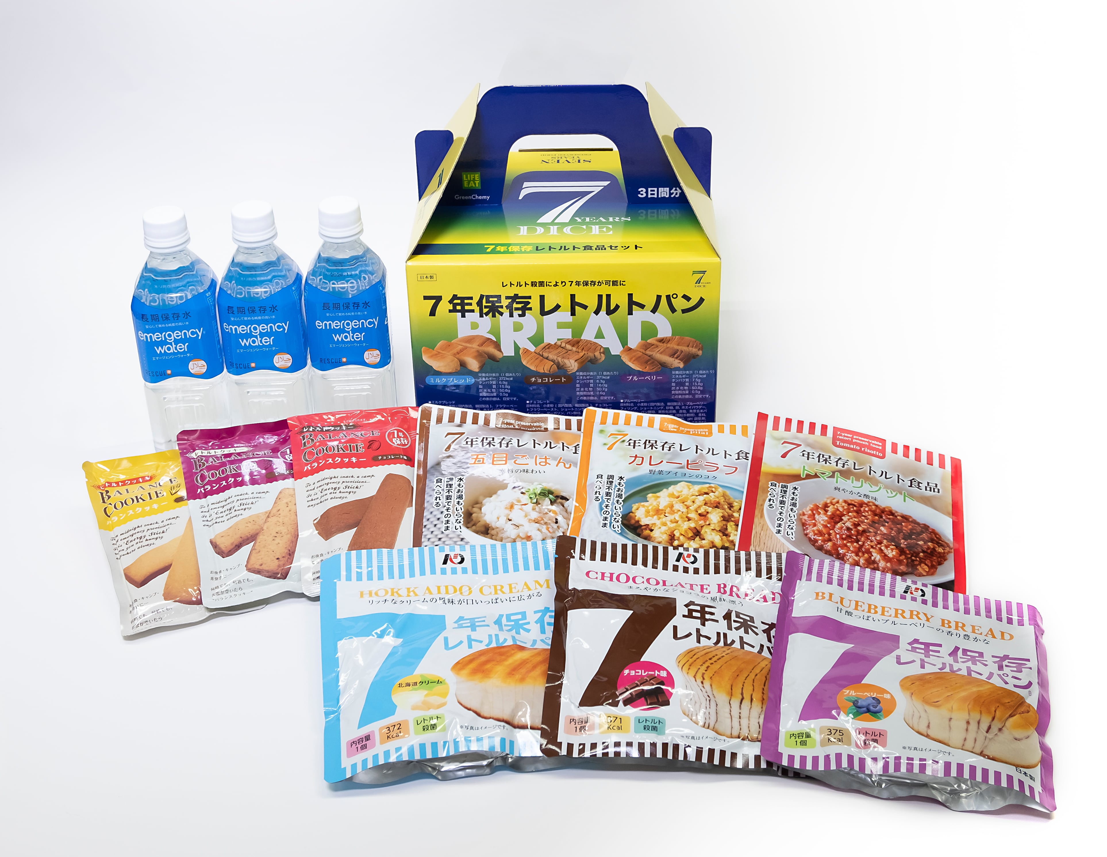 7年保存食3日分セット | 株式会社 杉 建