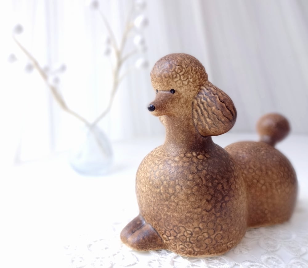 リサラーソン / Lisa Larson 北欧 オブジェ プードル Kennel Poodle