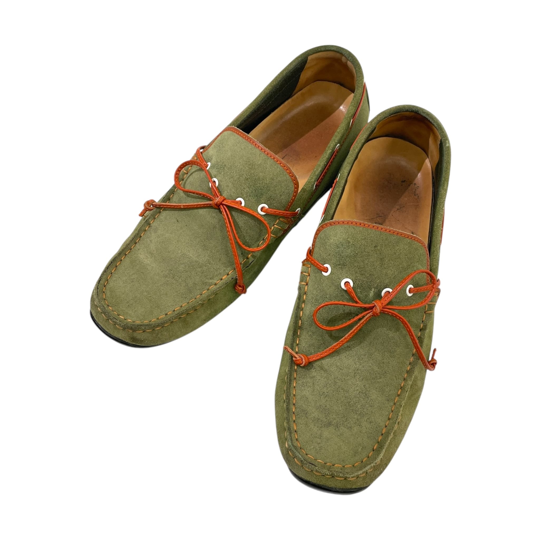 REGAL リーガル スウェード デッキシューズ 27cm/グリーン/NC4L 954R