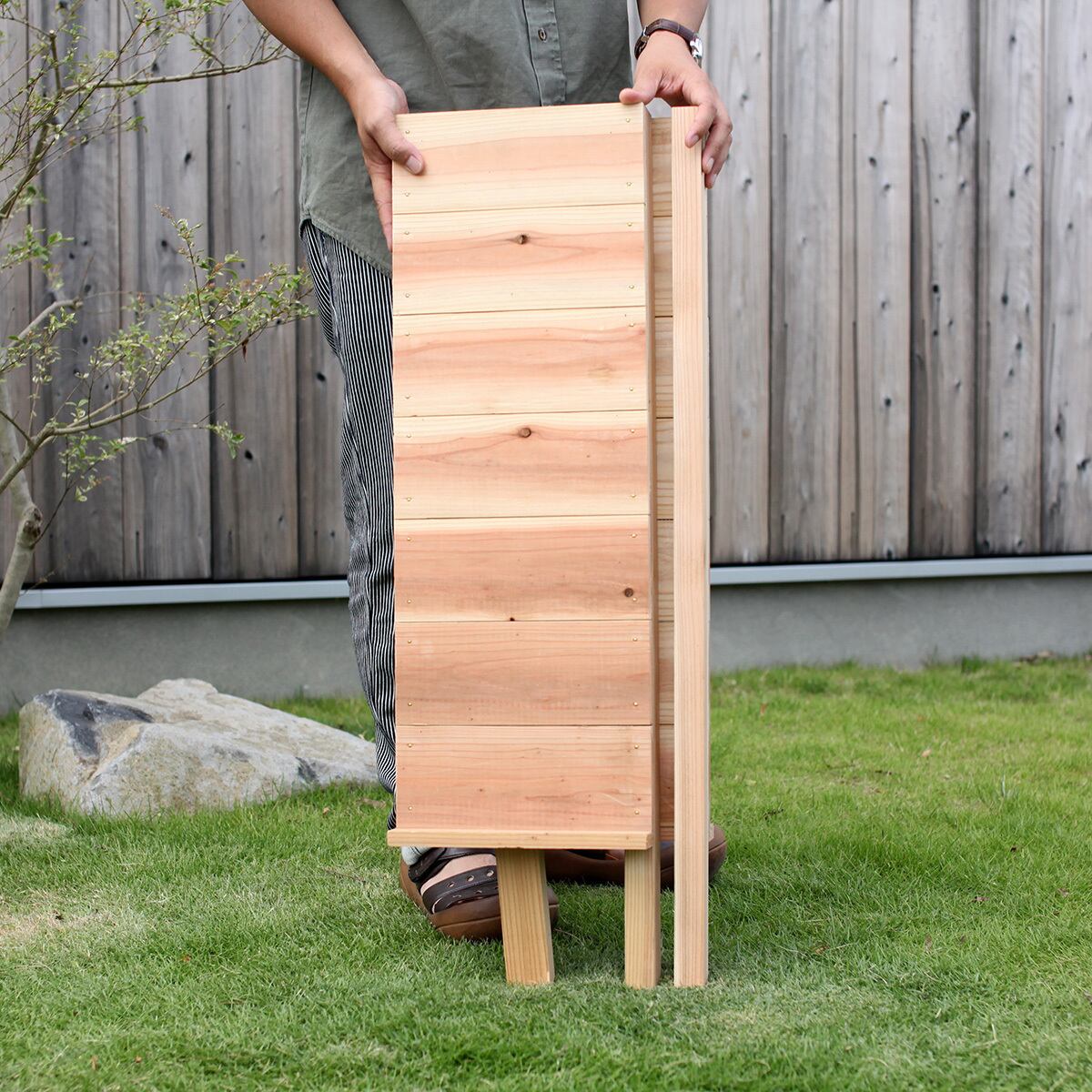 天然杉でつくるcafe風立て看板【foldタイプ】 サインボード ショップ