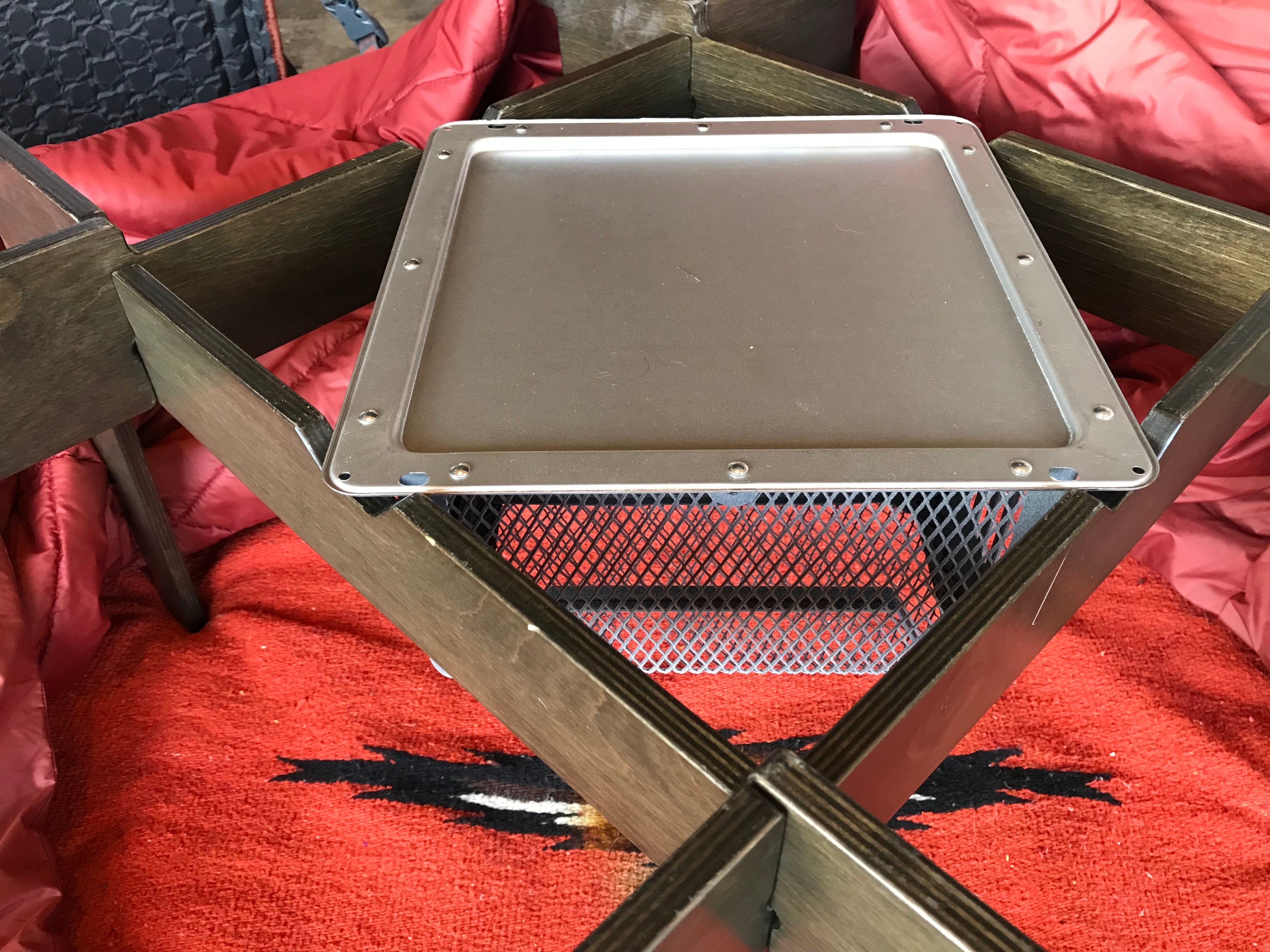 ミツウロコの豆炭コタツの燃焼器＋遮熱板セット | 火とアウトドアの