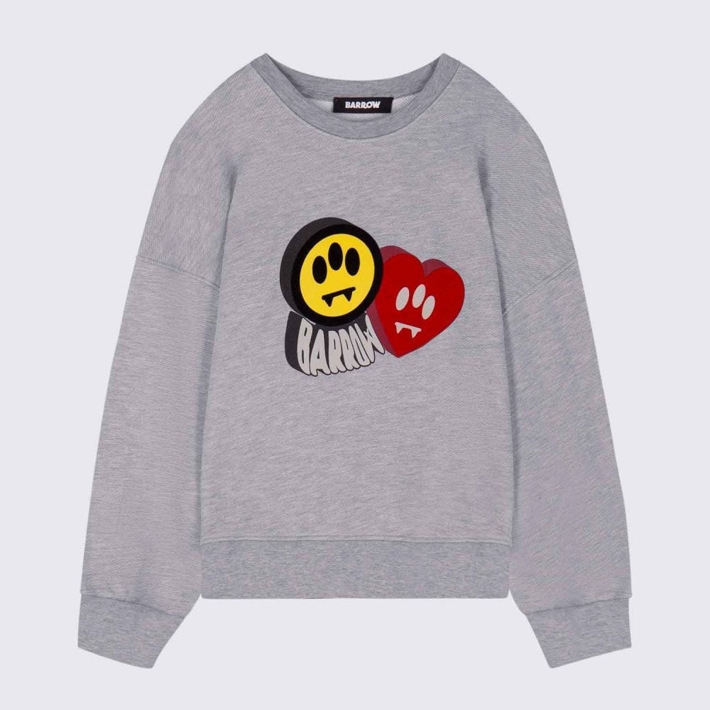 BARROW/バロウ-Barrow Crew Neck Sweatshirt With Print- | HEATZ｜ヒーツ