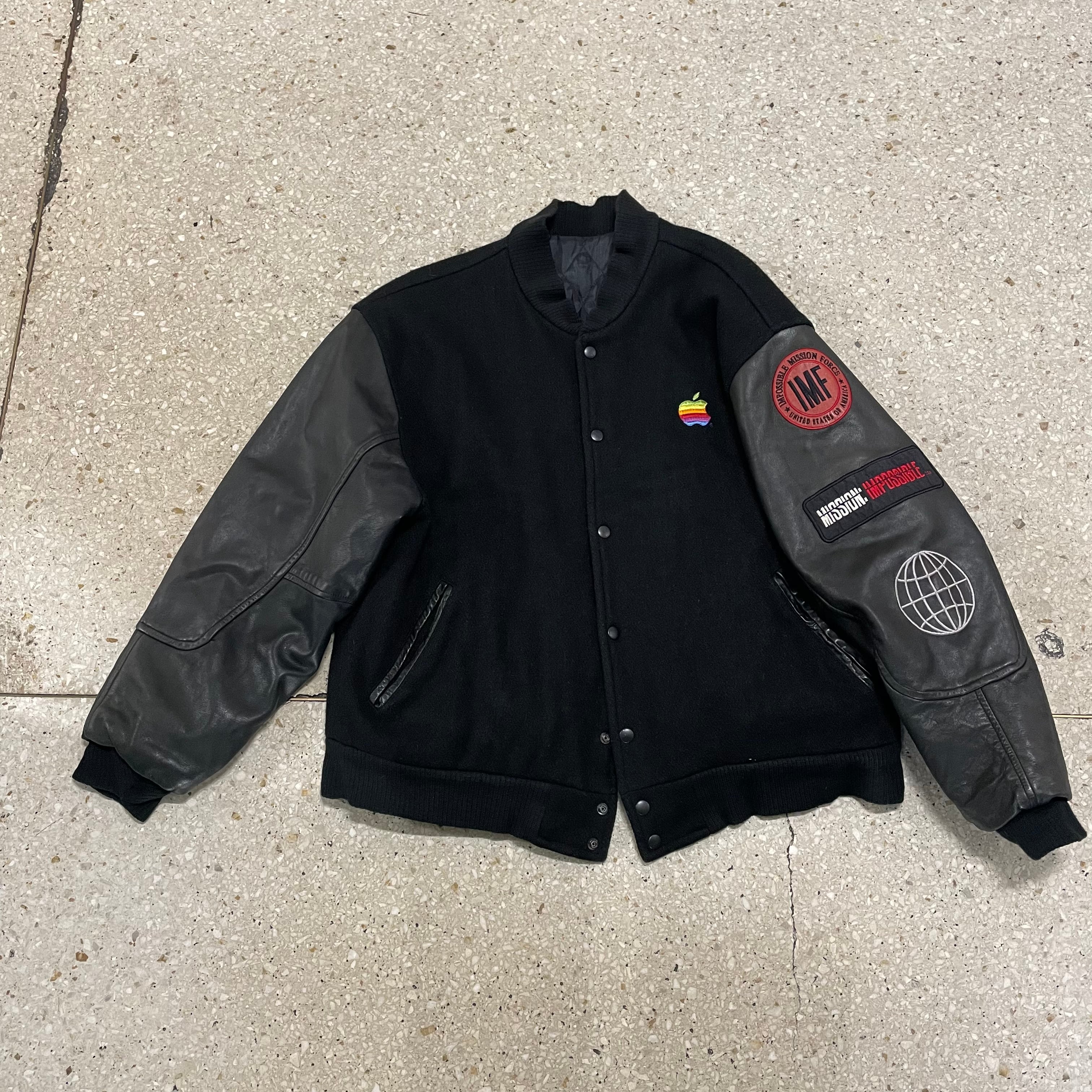 Apple スタジャン XLサイズ ブラック ミッションインポッシブル Apple