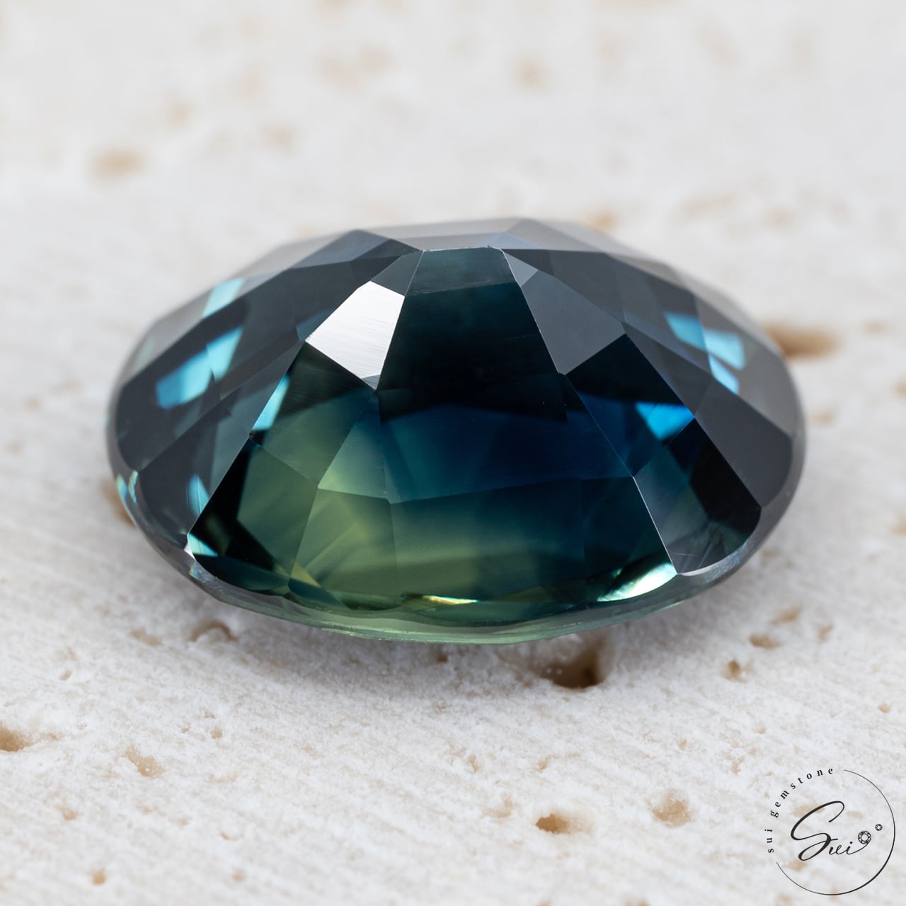 天然【非加熱】ティールサファイア 3.11ct GRA/GIA鑑別書 | SUI GEMSTONE