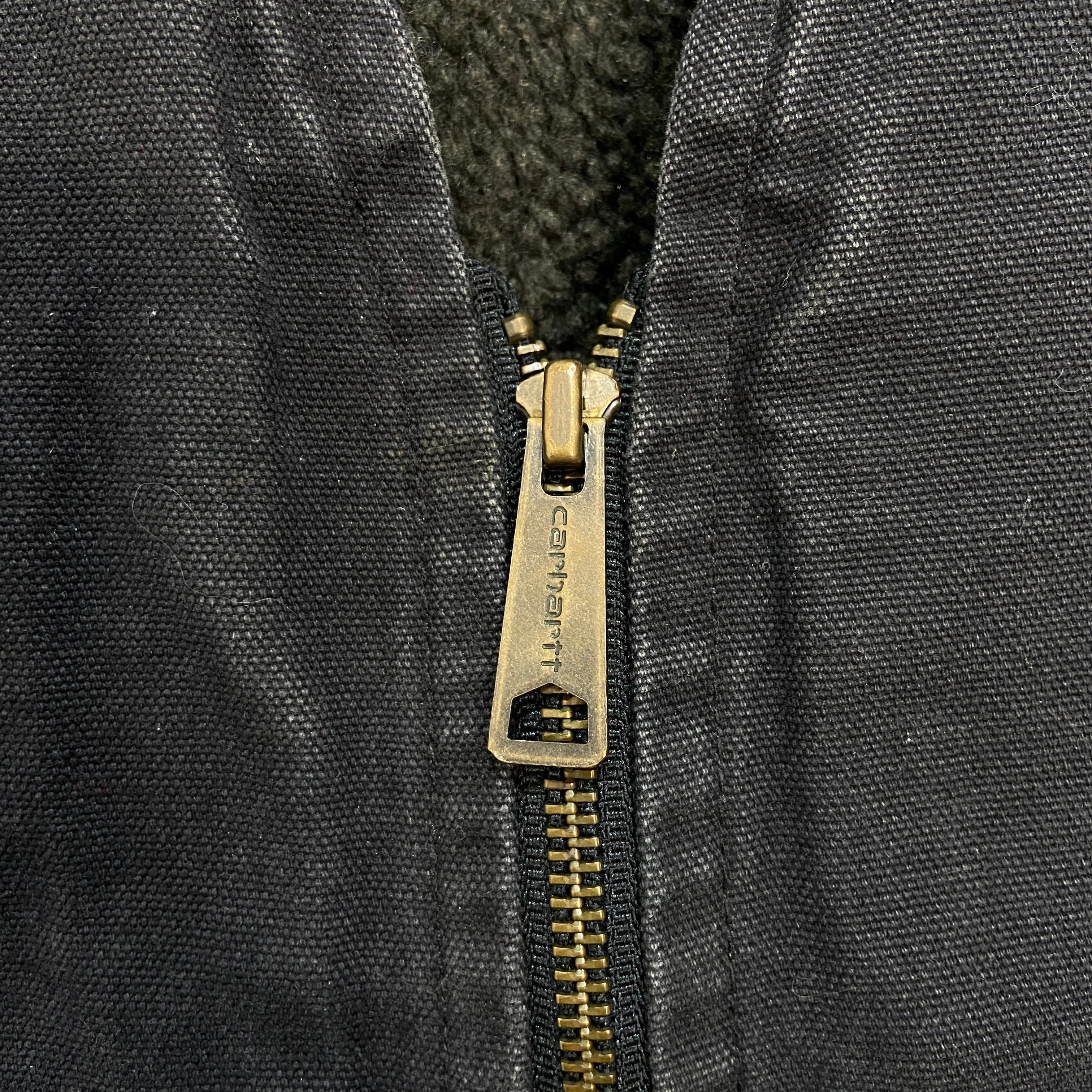 90s carhartt ダックベスト 裏ボア メキシコ製 ブラック 2XL | 古着屋 Uan