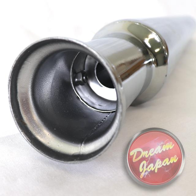 バイク マフラー 汎用 サイレンサー スリップオン トランペット