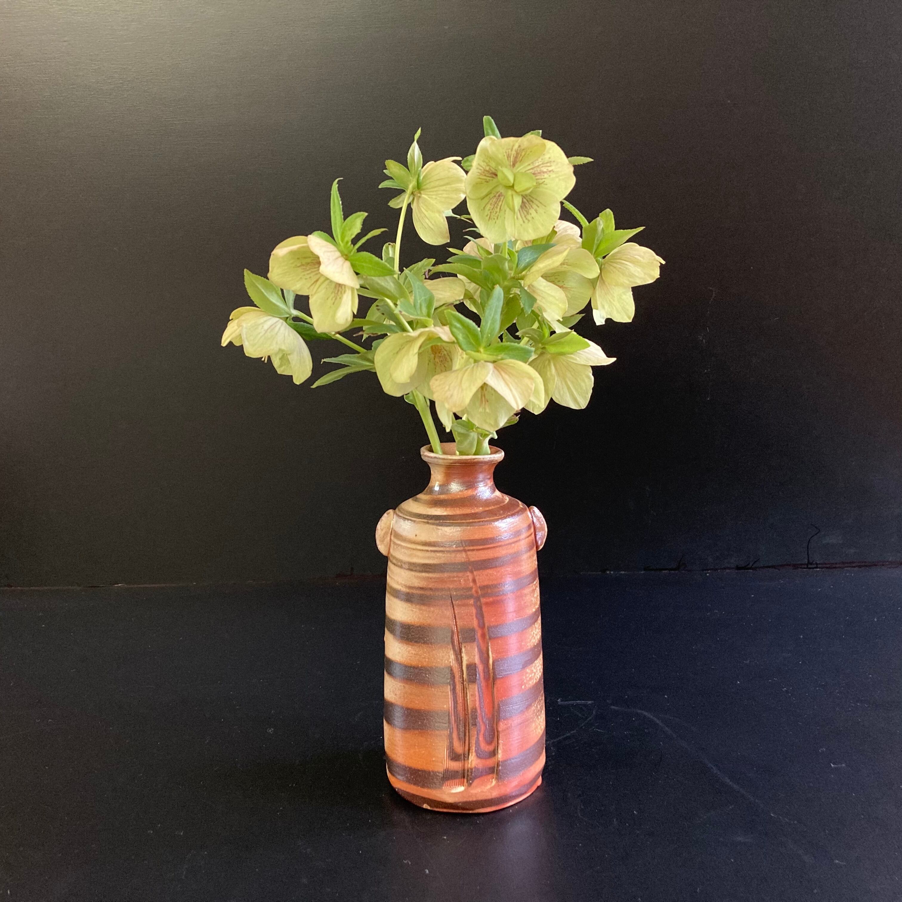 練上ミニ一輪挿 | 備前焼 松井浩之