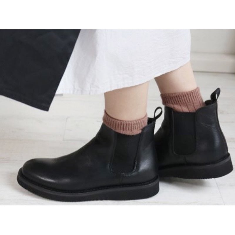 Punto Pigro(プントピグロ) Italian Leather Side Gore Boot With