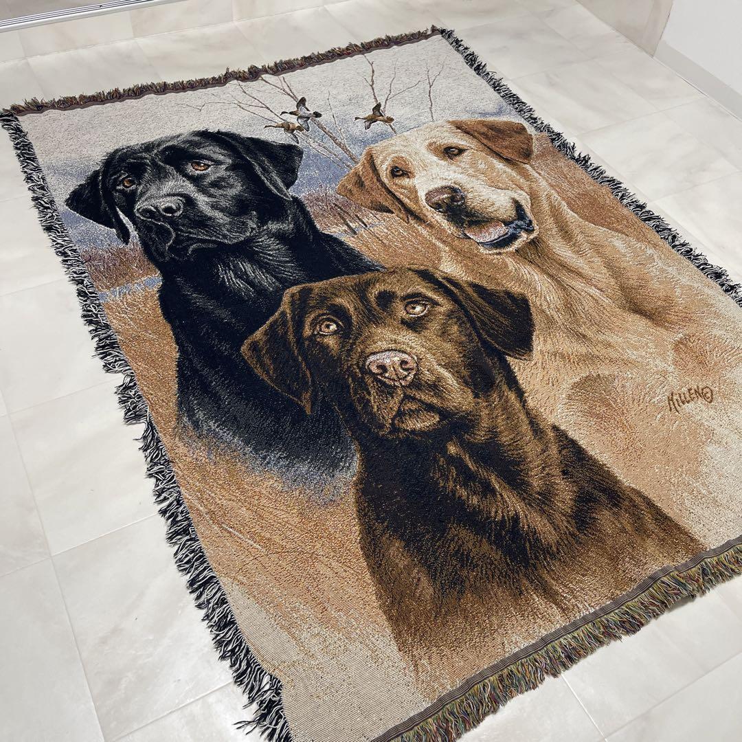 犬 ラブラドール マルチカバー ソファーカバー ヴィンテージラグ