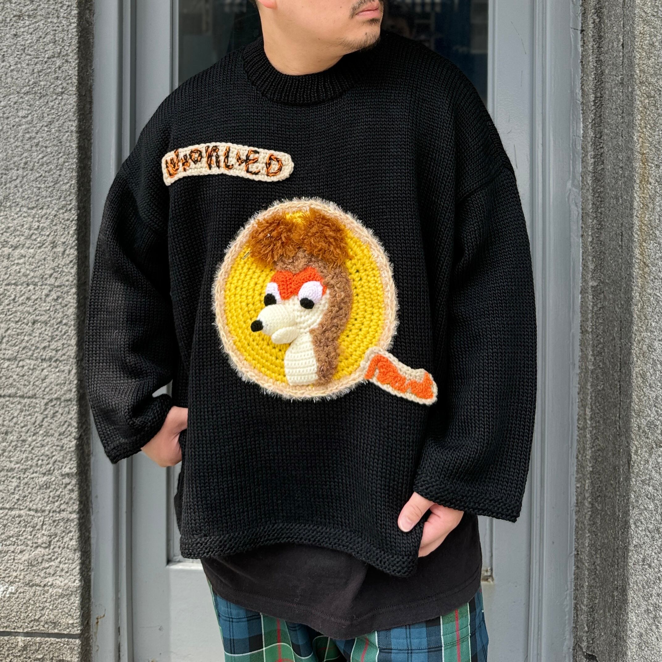 KIDILL / BAMBI HAND KNITTED SWEATER / BLACK | ふぁいん