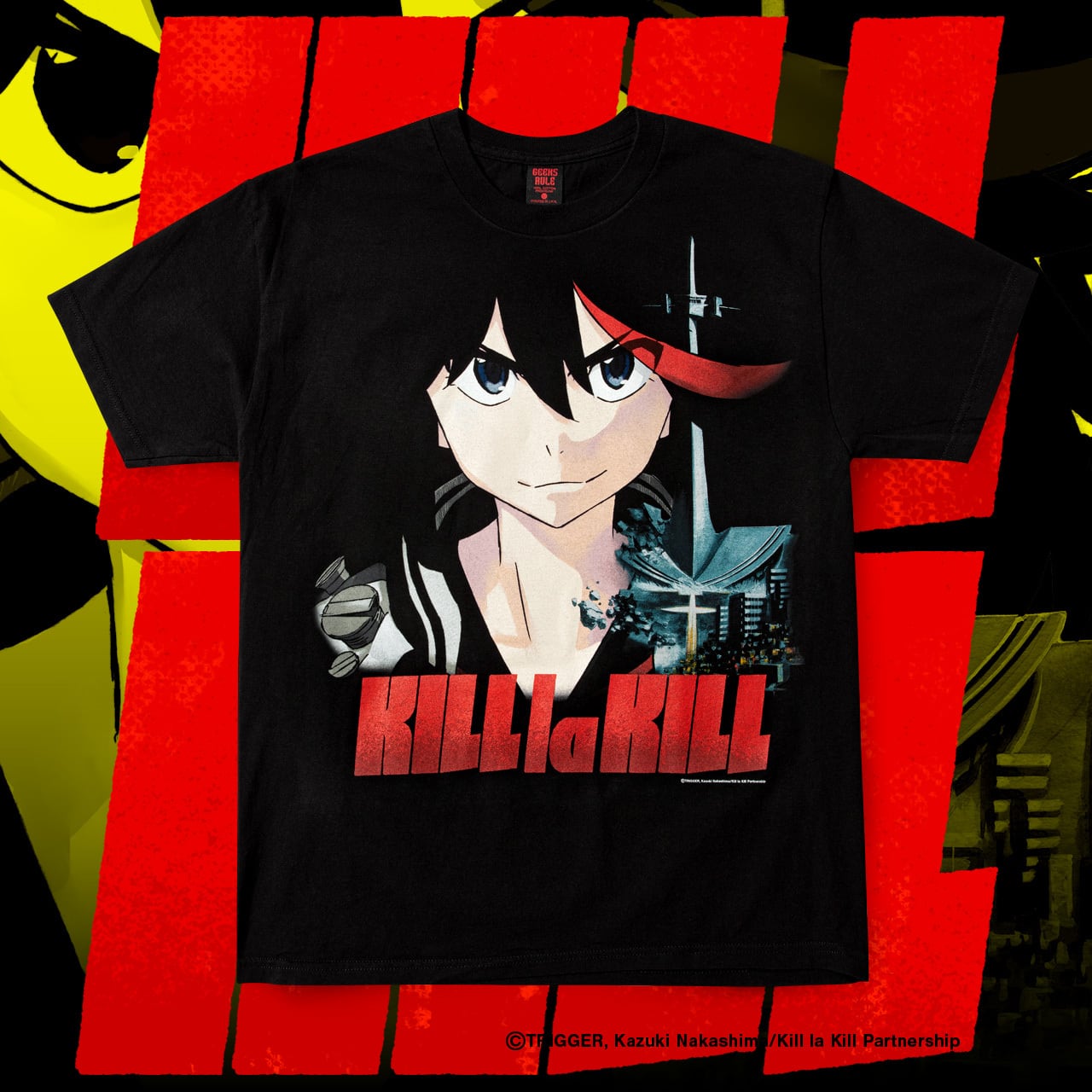 KILL la KILL × GEEKS RULE 15 SILKSCREEN PRINTING T SHIRT vol.03