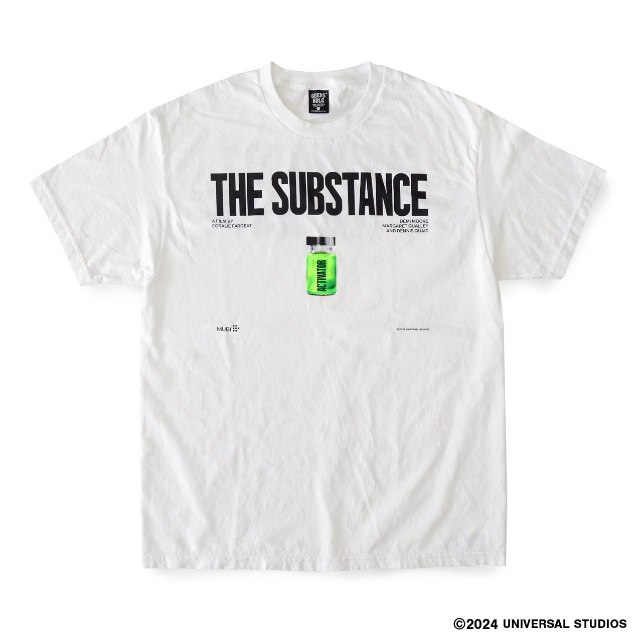 THE SUBSTANCE × GEEKS RULE SILKSCREEN PRINTING T SHIRT | GEEKS RULE