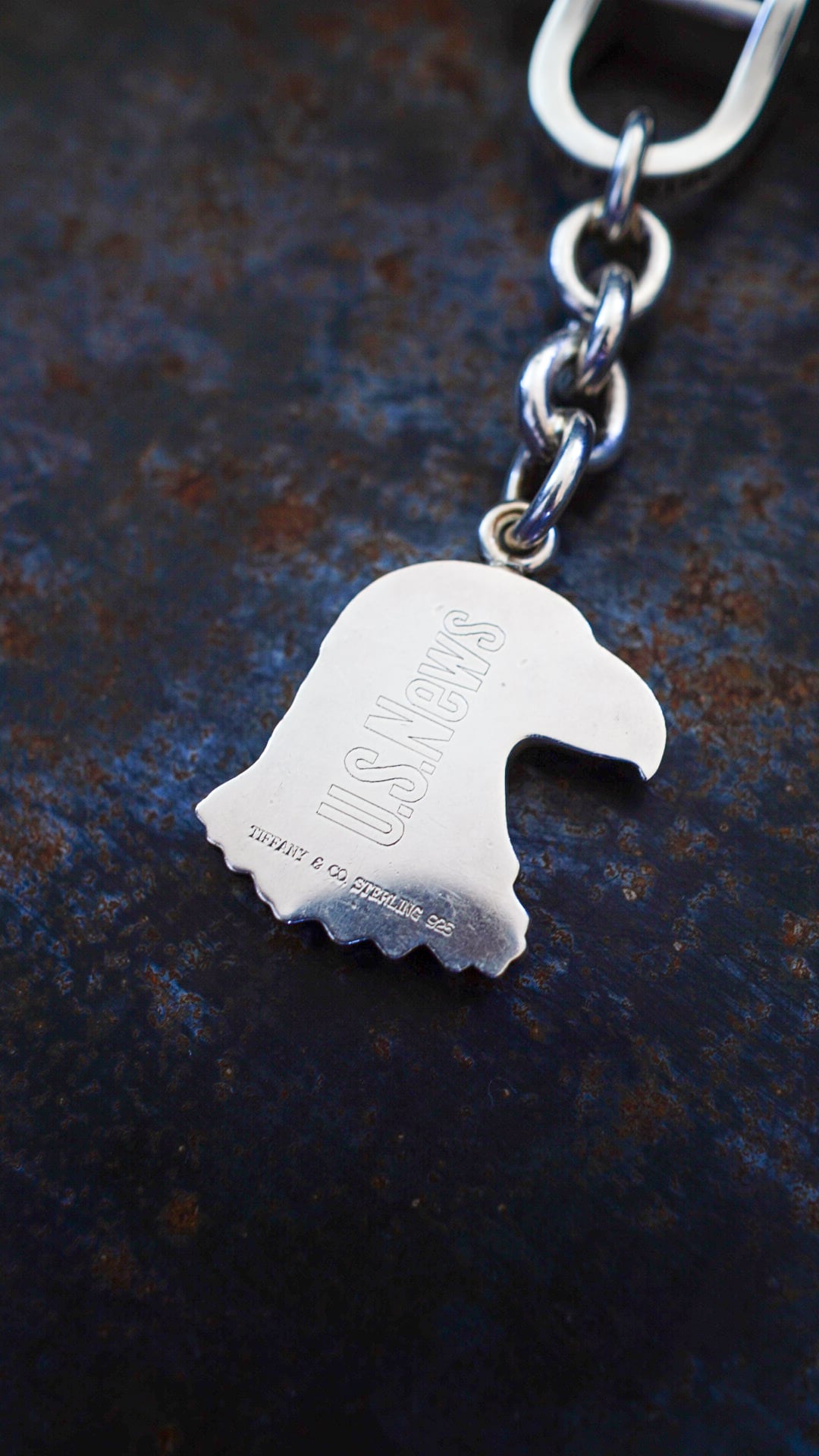 ティファニー ヴィンテージ ドッグ ヘッド キーリング 925 VINTAGE