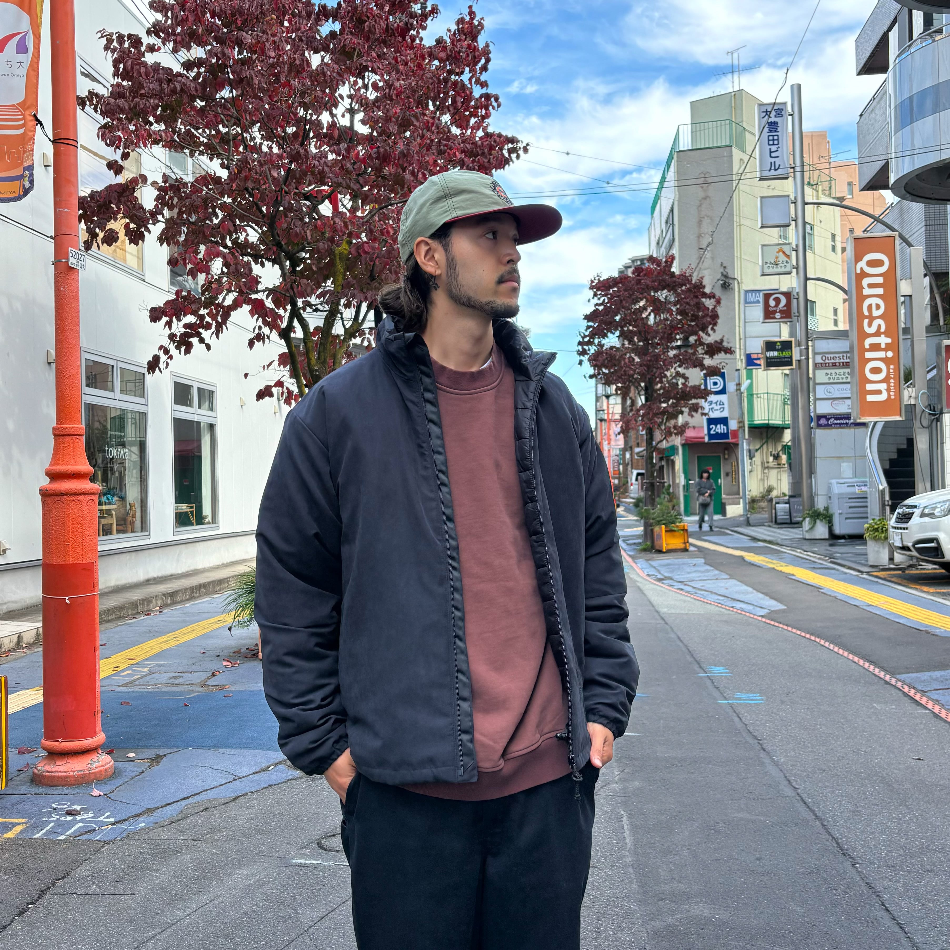 Bedlam Faux Suede Boom Jacket Black Ice / ベドラム ブーム