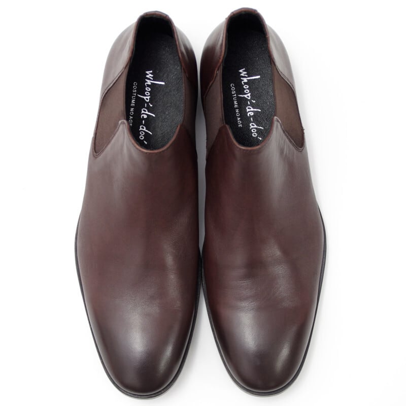 25.5㎝】フープディドゥ サイドゴアブーツ レザー ビブラムソール