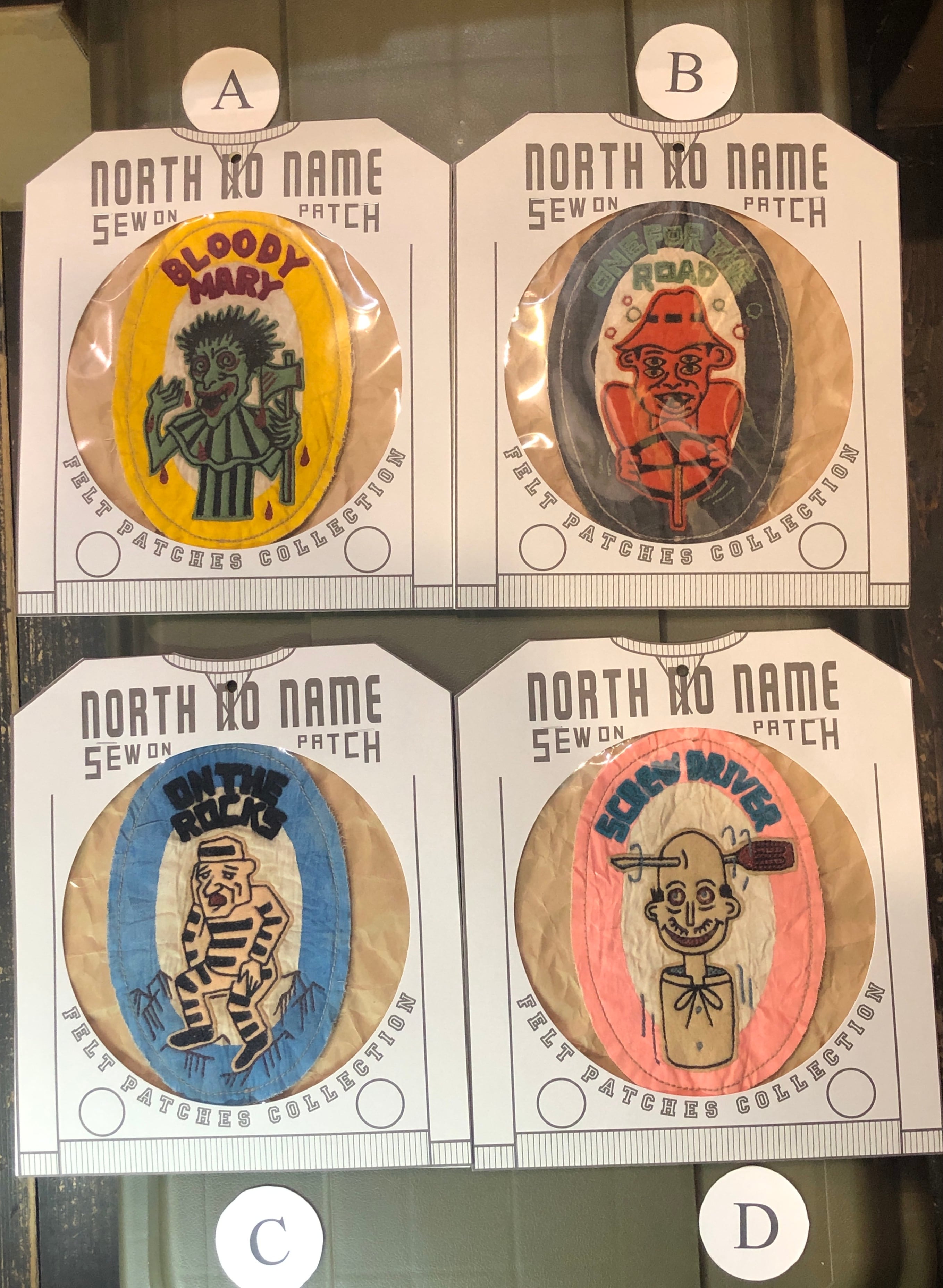 NORTH NO NAME】ノースノーネーム FELT PATCH フェルトパッチ ワッペン