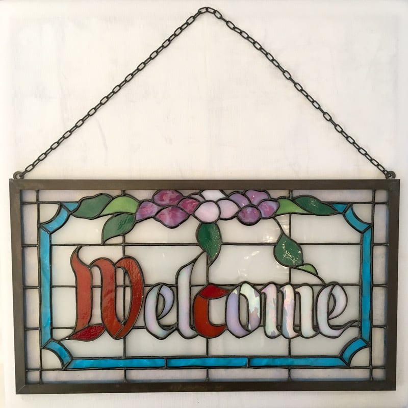 ステンドグラス 】ウェルカムボード KA | ステンドグラス工房かわもと