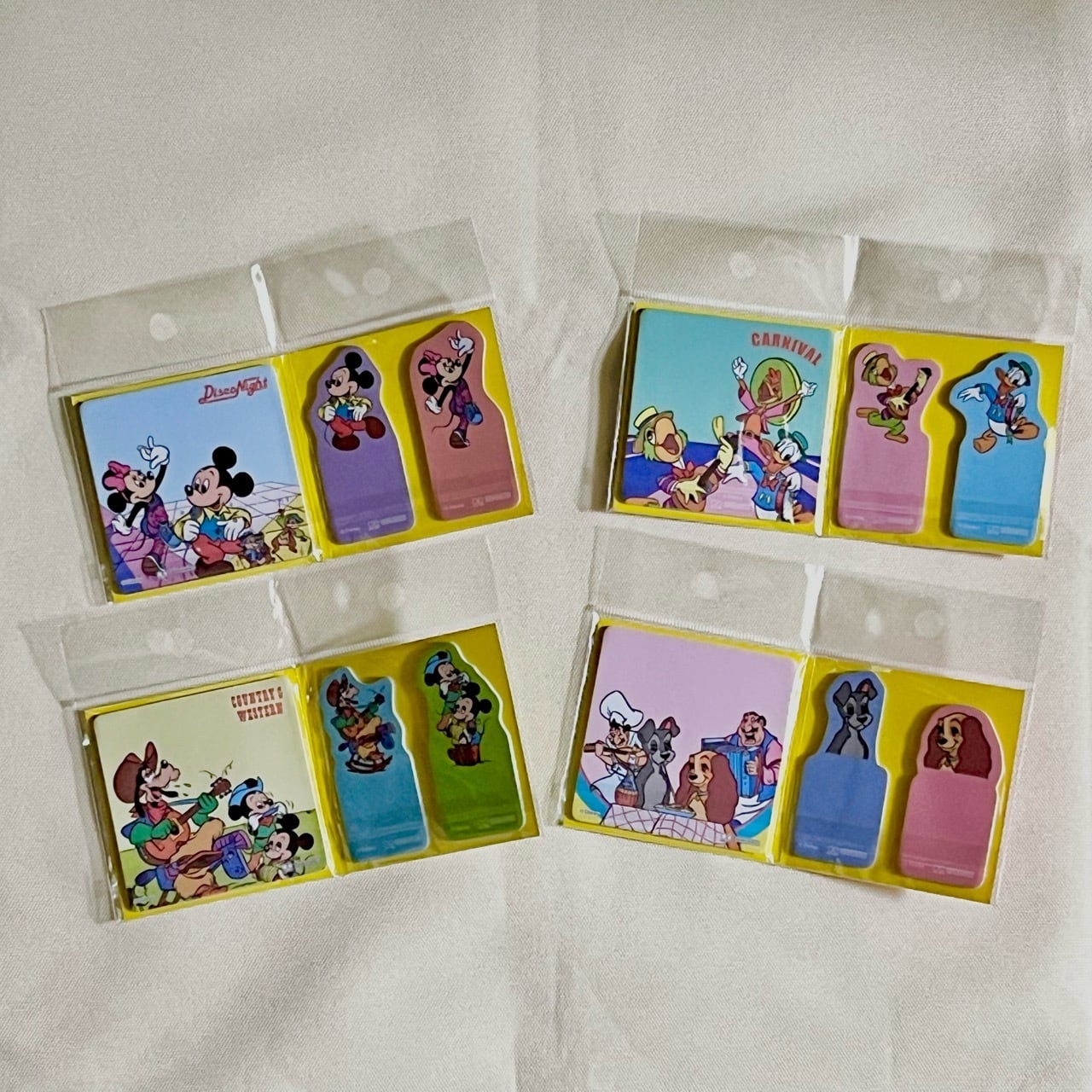 ディズニー ブック型 付箋 セット レディ パンチート ホセ キャリオカ