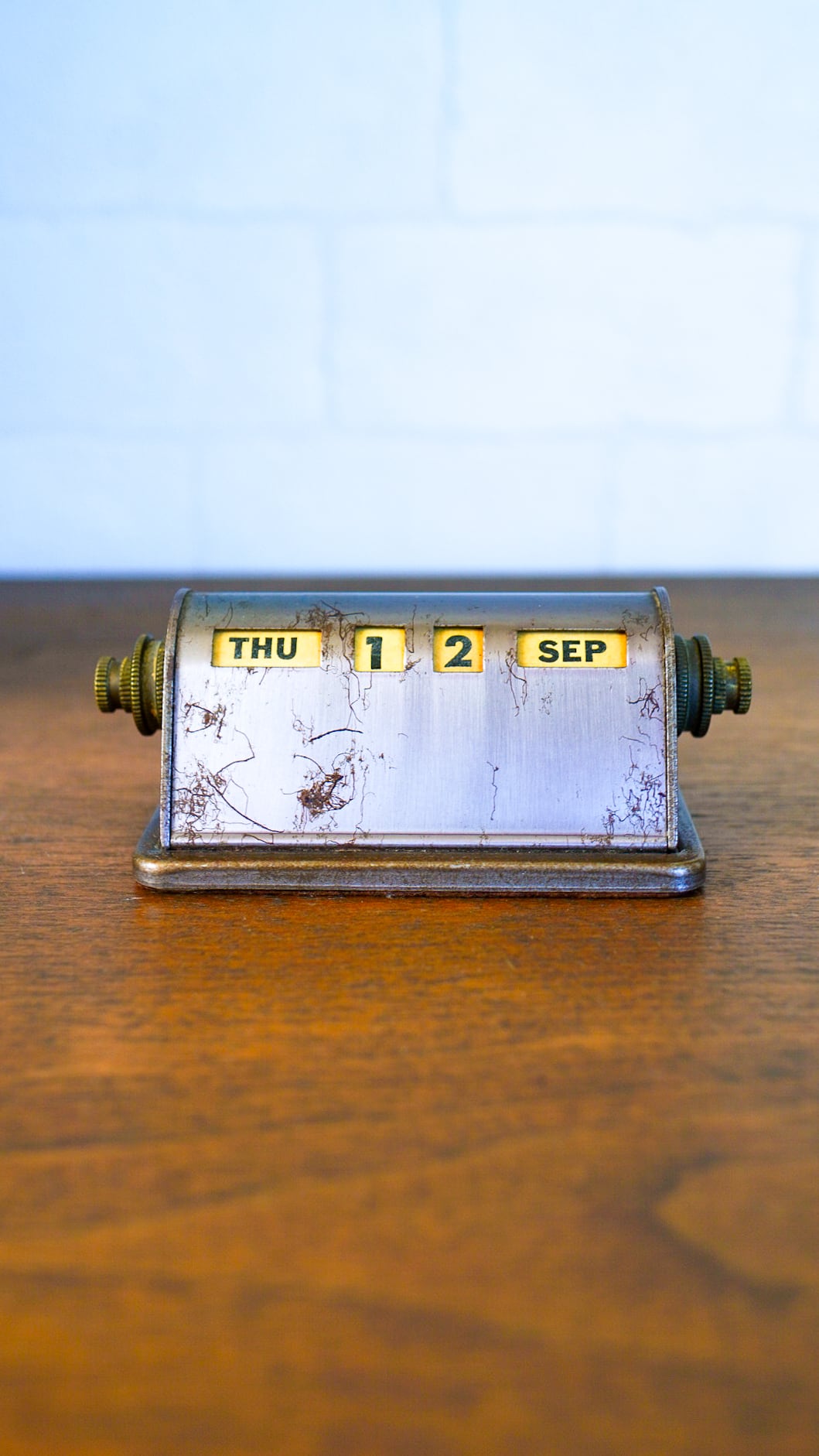 1940-1950s】PARK SHERMAN パークシャーマン 卓上カレンダー カマボコ