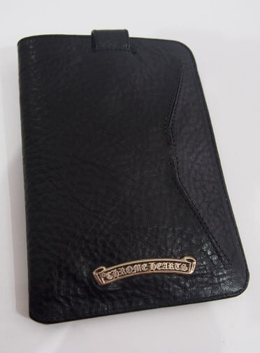 CHROME HEARTSクロムハーツ WALLET THE WAY I WALK BLACK HEAVY
