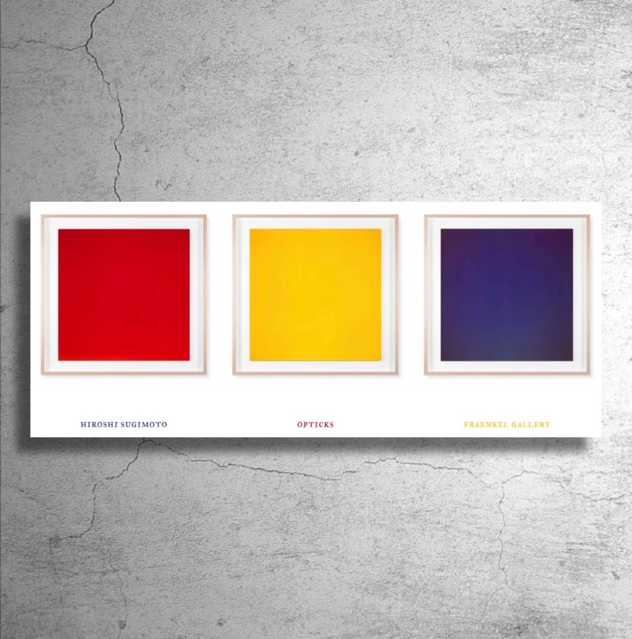 現代美術家『杉本博司』2023年アメリカ現代美術館制作ポスター | 特殊