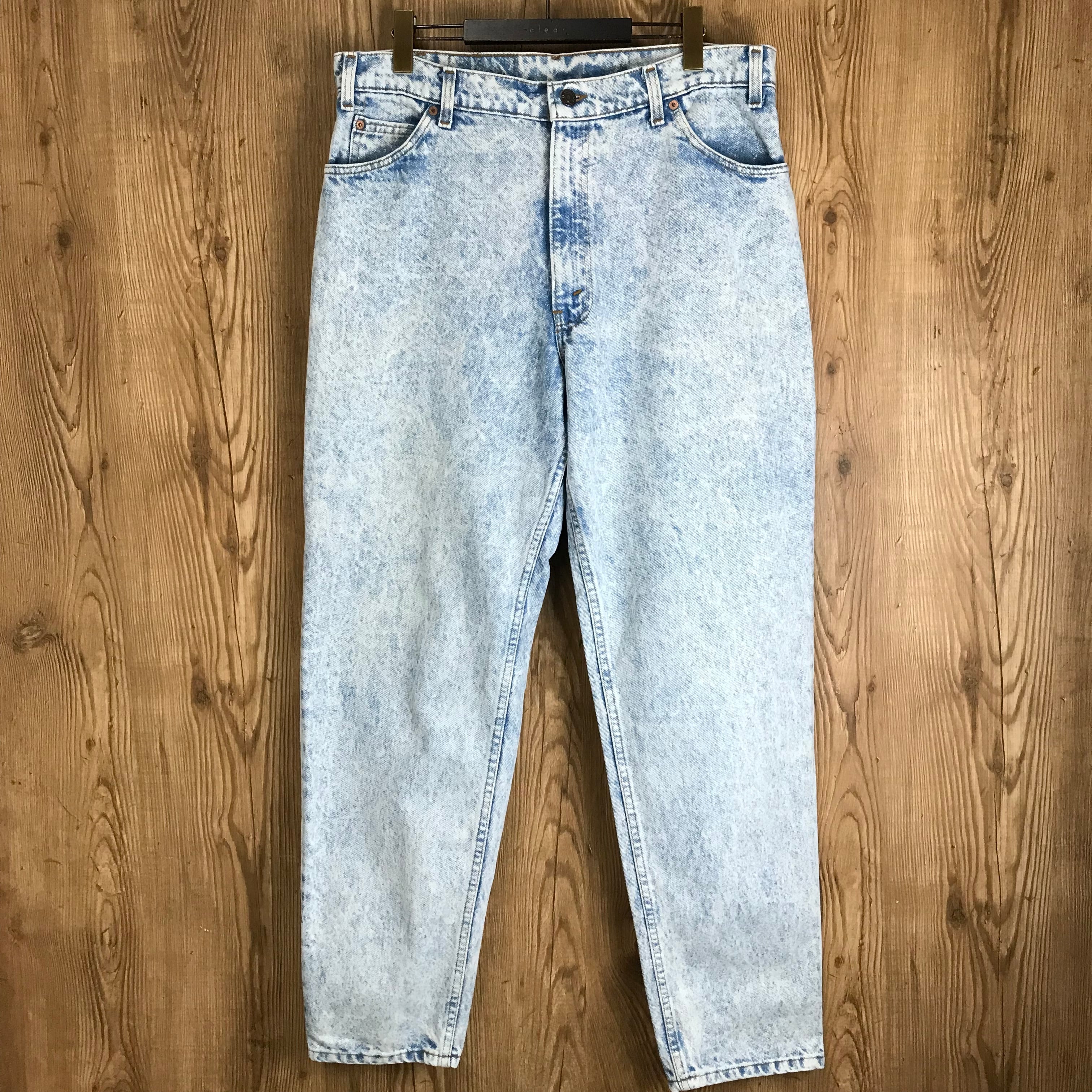 USA製 90s Levi's リーバイス ケミカルウォッシュ デニム パンツ