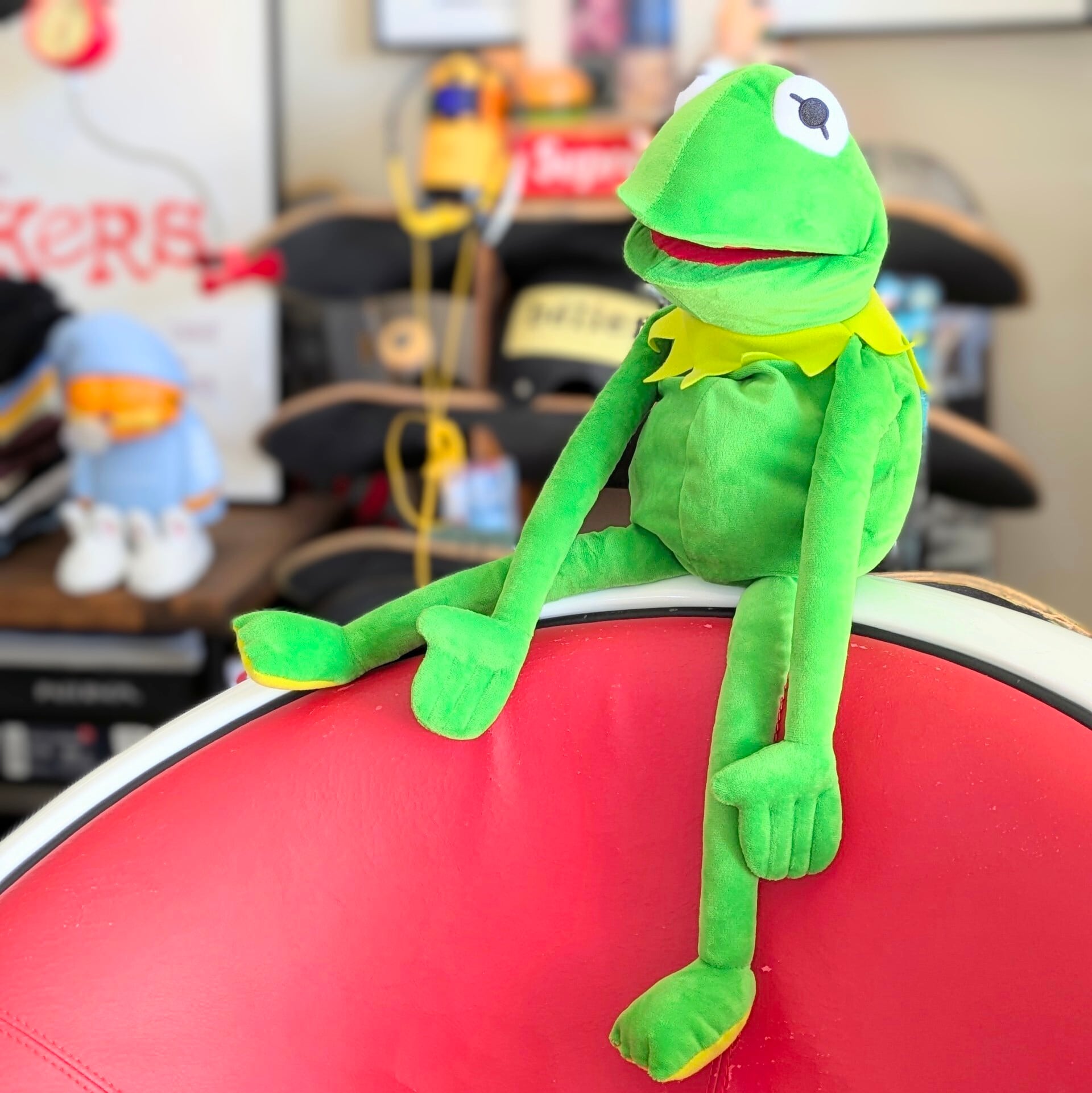 ♧再入荷！【 カーミット ( Kermit the Frog )】 ハンドパペット