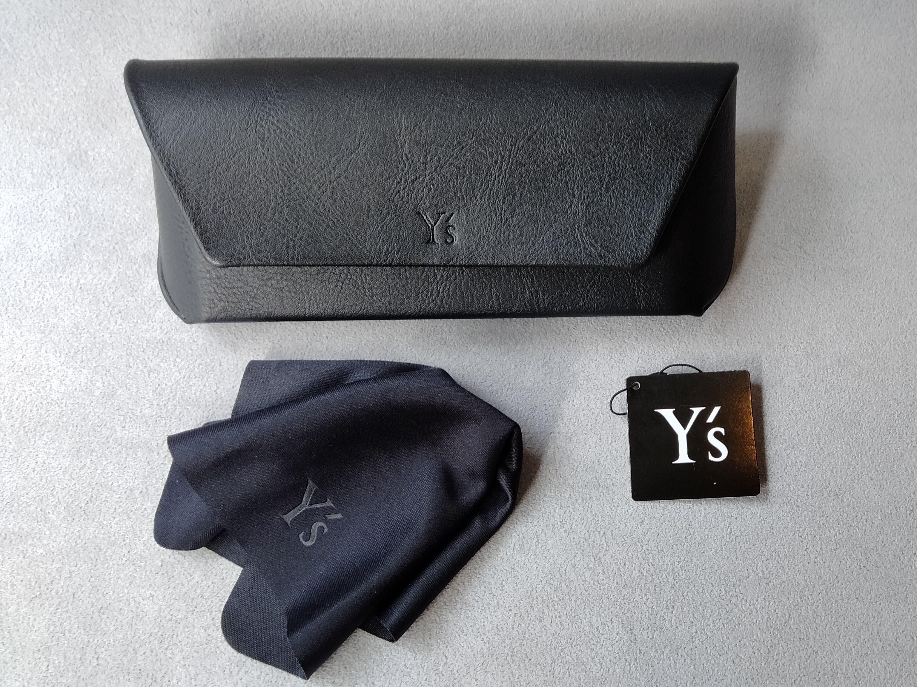 Y's (ワイズ) EYEWEAR 81-0020-3 // BLACK-Dark Grey ［France MADE
