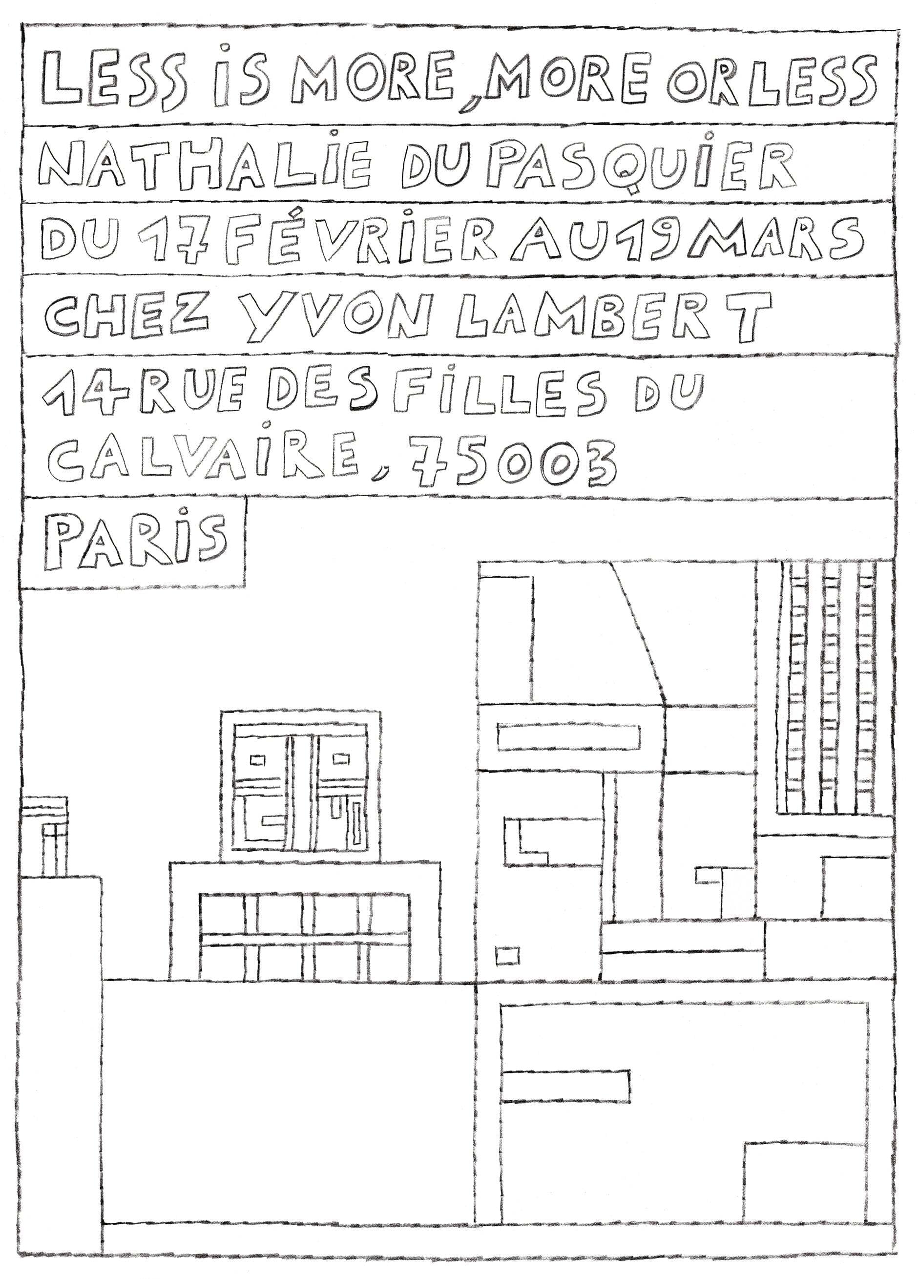 国内未入荷 ナタリー・デュ・パスキエ 2025 エキシビジョンポスター