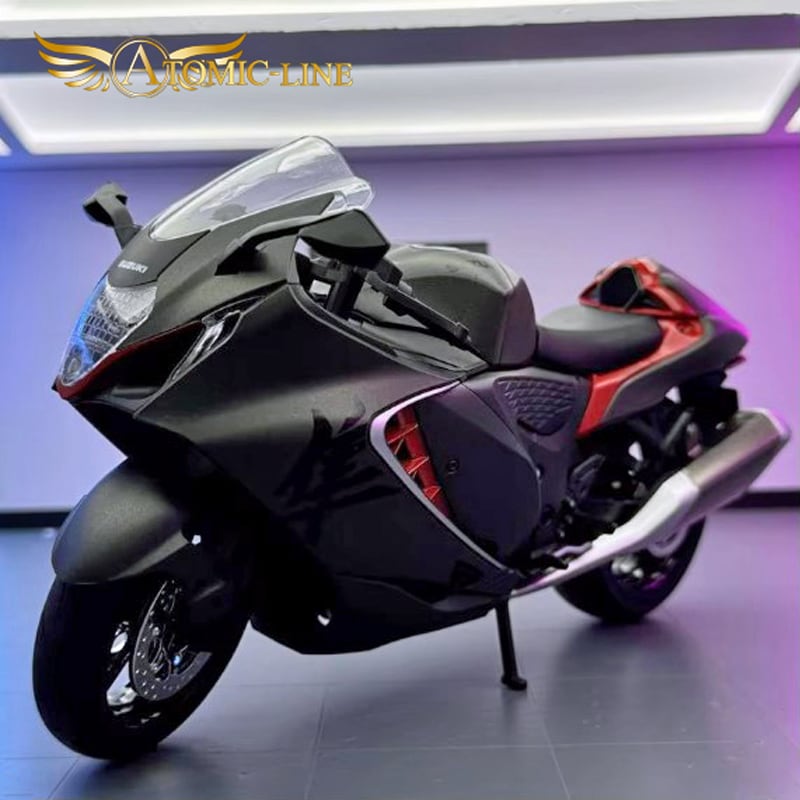 SUZUKI 隼 GSX-1300R ハヤブサ 1/9 ミニカー 全2色 ライト点滅 合金