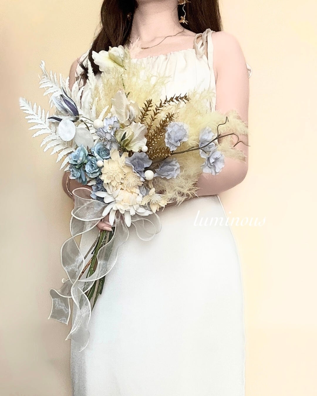 アーティフィシャルフラワー ブーケ 結婚式 ウェディング クラッチ