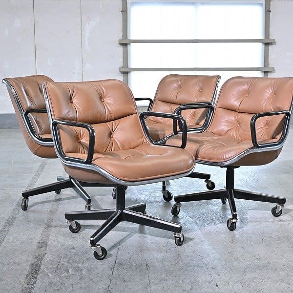 knoll「ポロックチェア」120万 4脚 チャールズ・ポロック デスクチェア